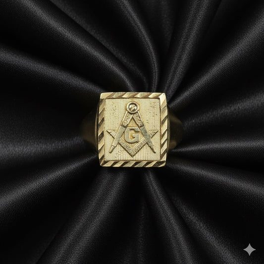 Masonic Craftsman Ring - 10kt Yellow Gold