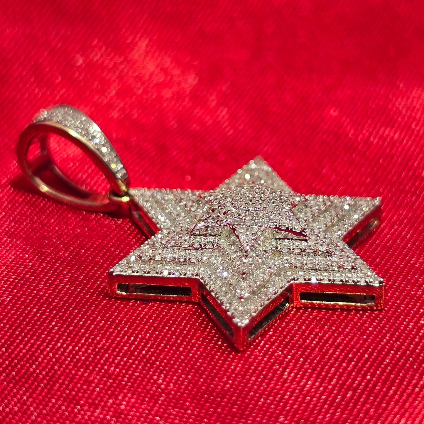 Star Pendant 0.60 ctw Diamond 10K Yellow Gold
