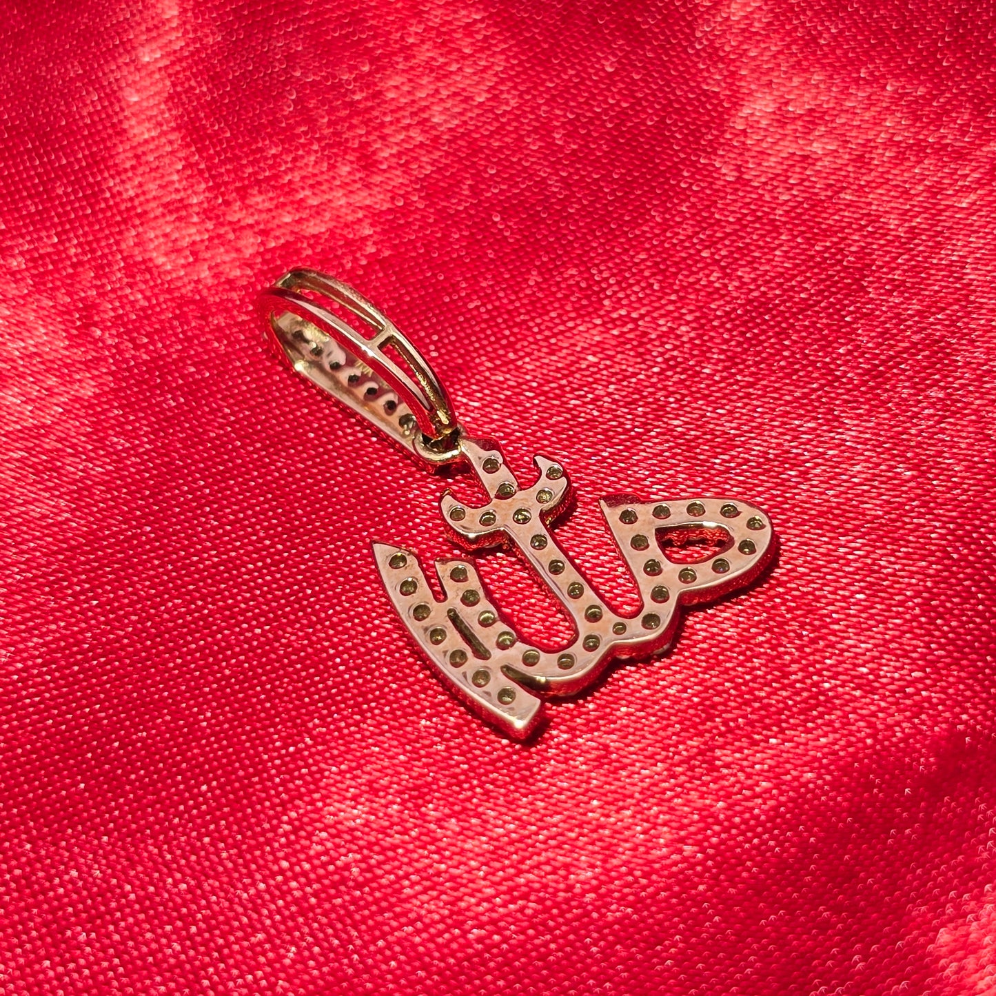 Allah Pendant 0.5 Ct. Diamond 10K Gold