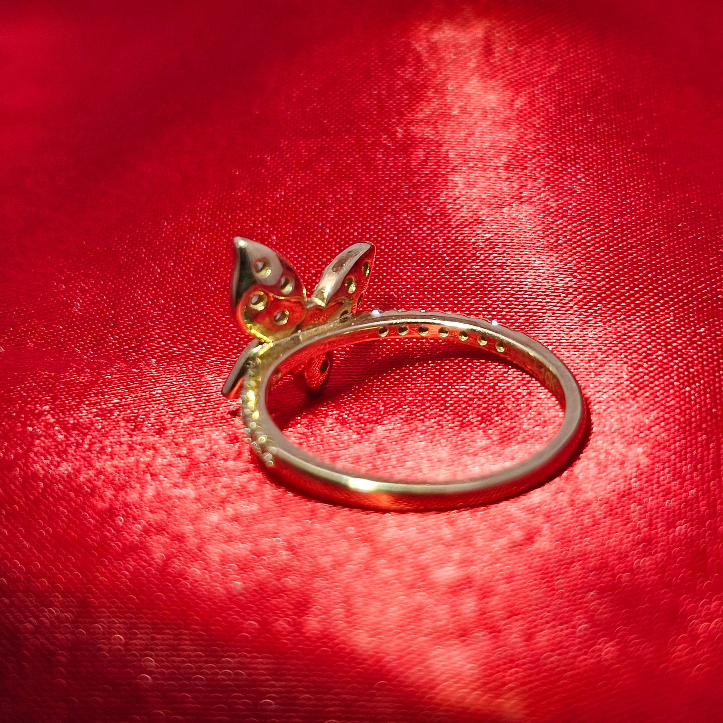 Butterfly Ring 0.40 ctw Diamond 10K Yellow Gold