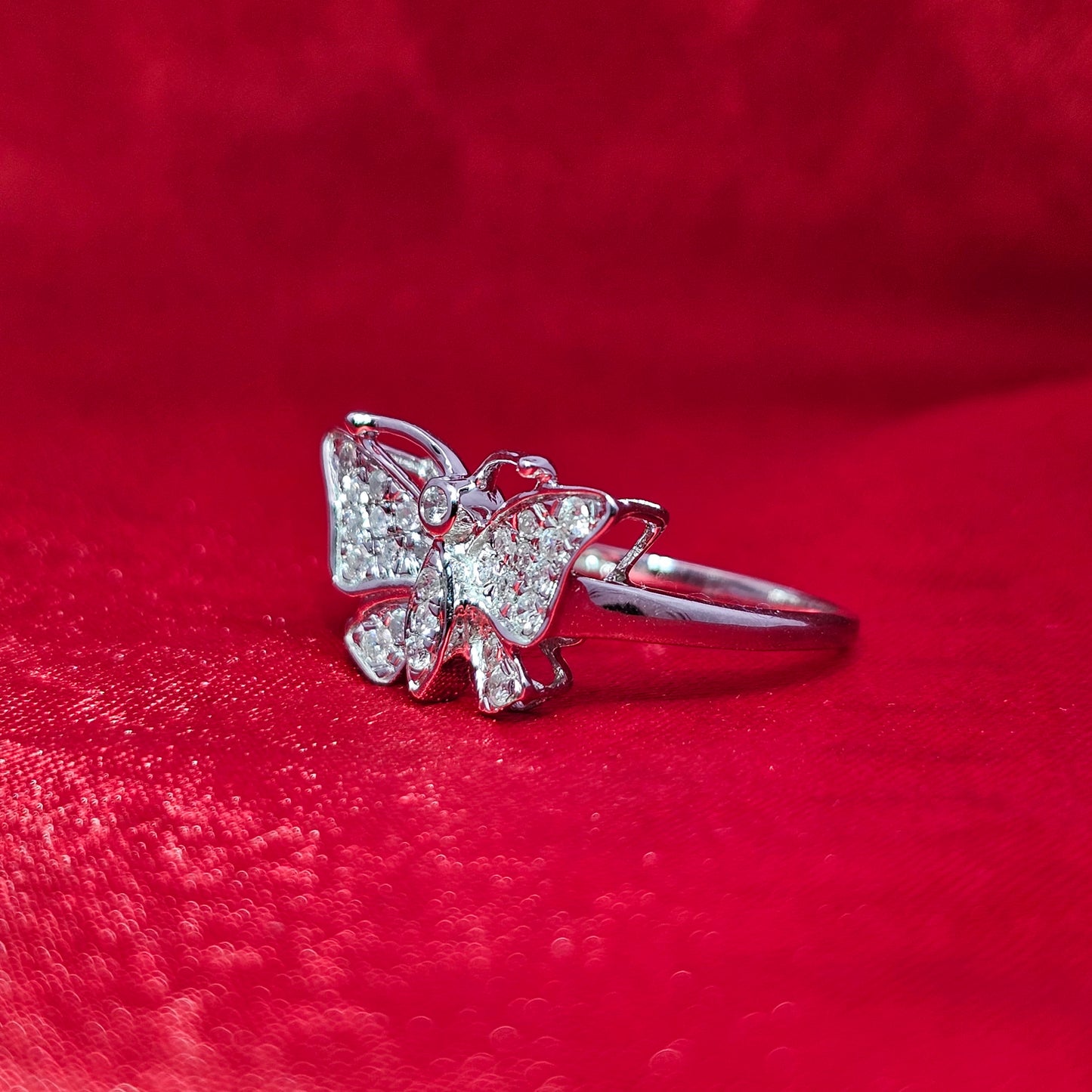 Butterfly Ring 0.27 ctw Diamond 10K Yellow Gold