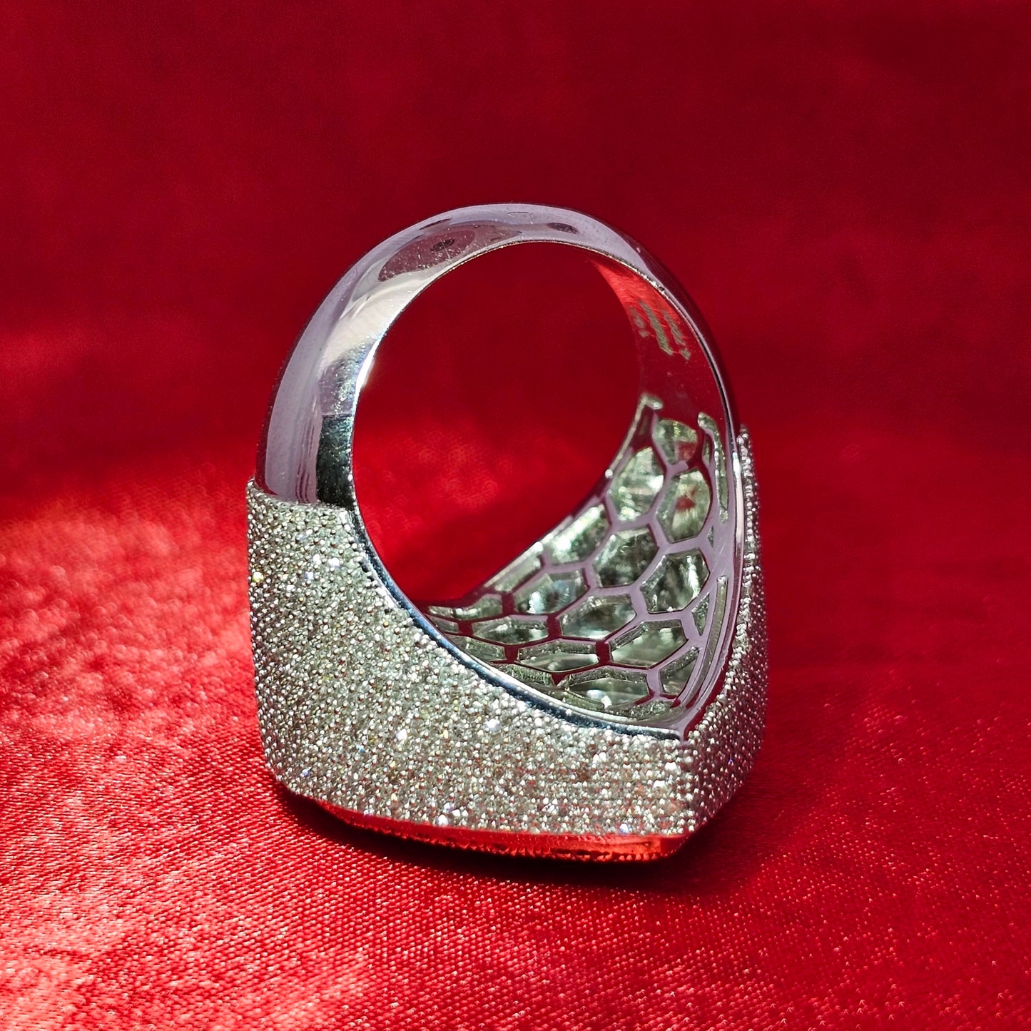 Heart Ring 4.72 ctw Diamond 10K White Gold