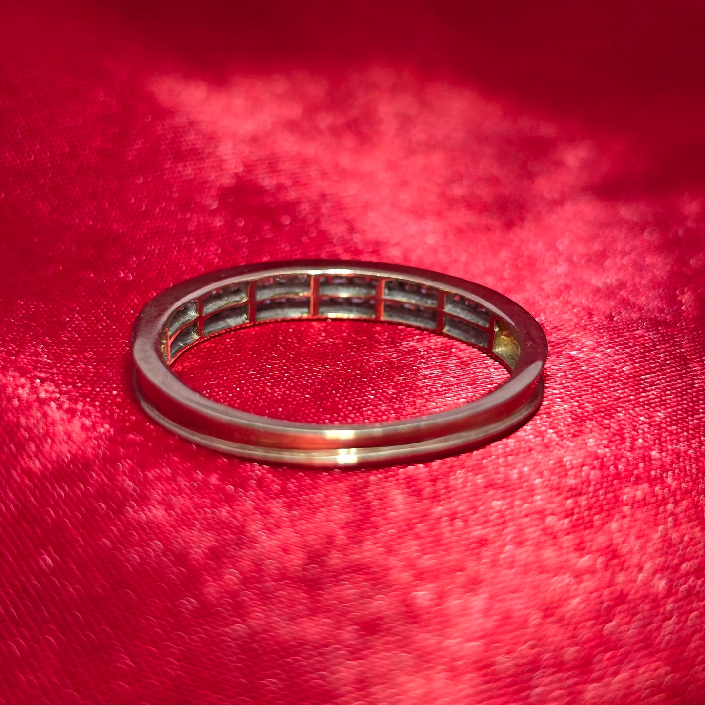 Round Ring 0.50 ctw Diamond 10K Yellow Gold
