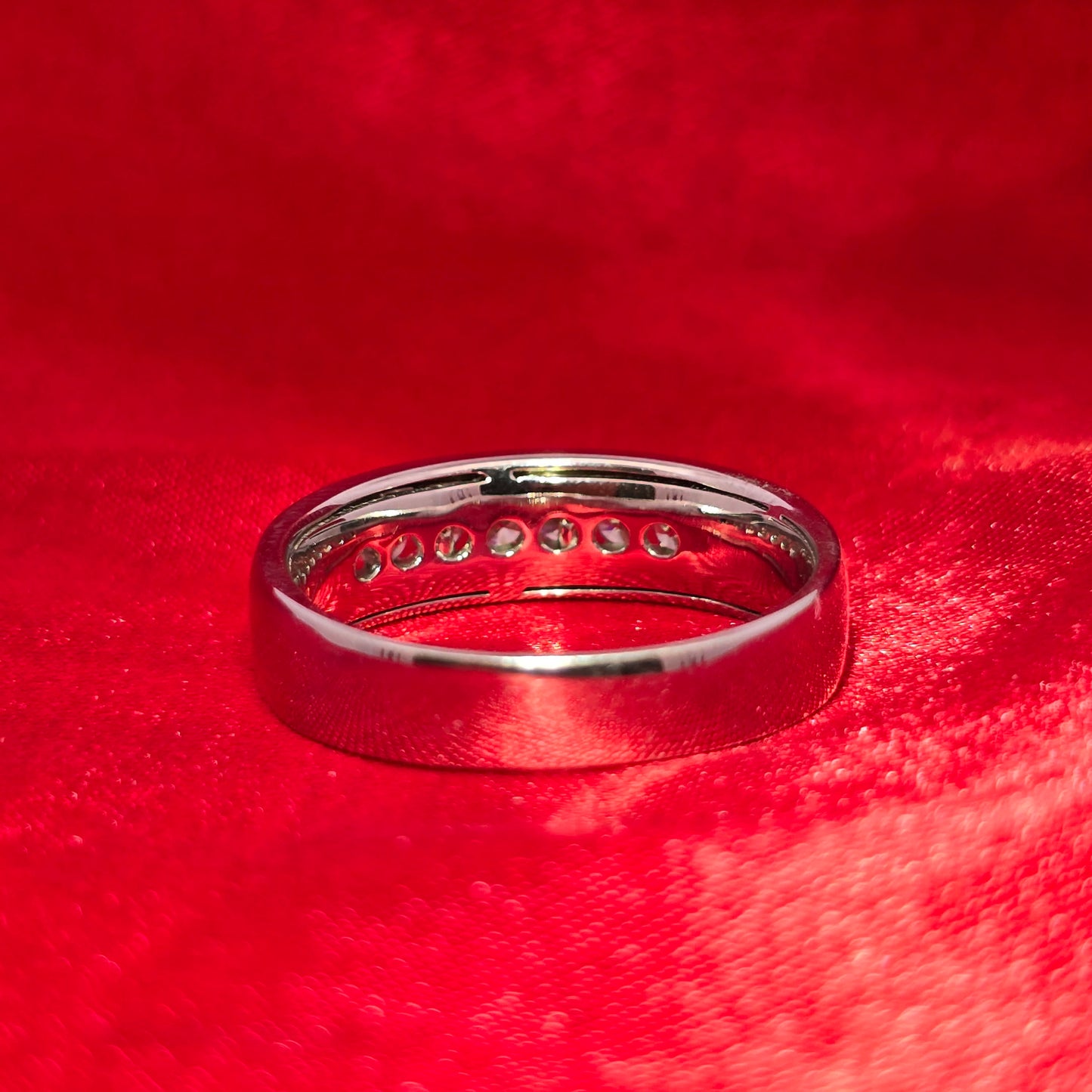 Round Cut Ring 0.50 ctw Diamond 14K White Gold