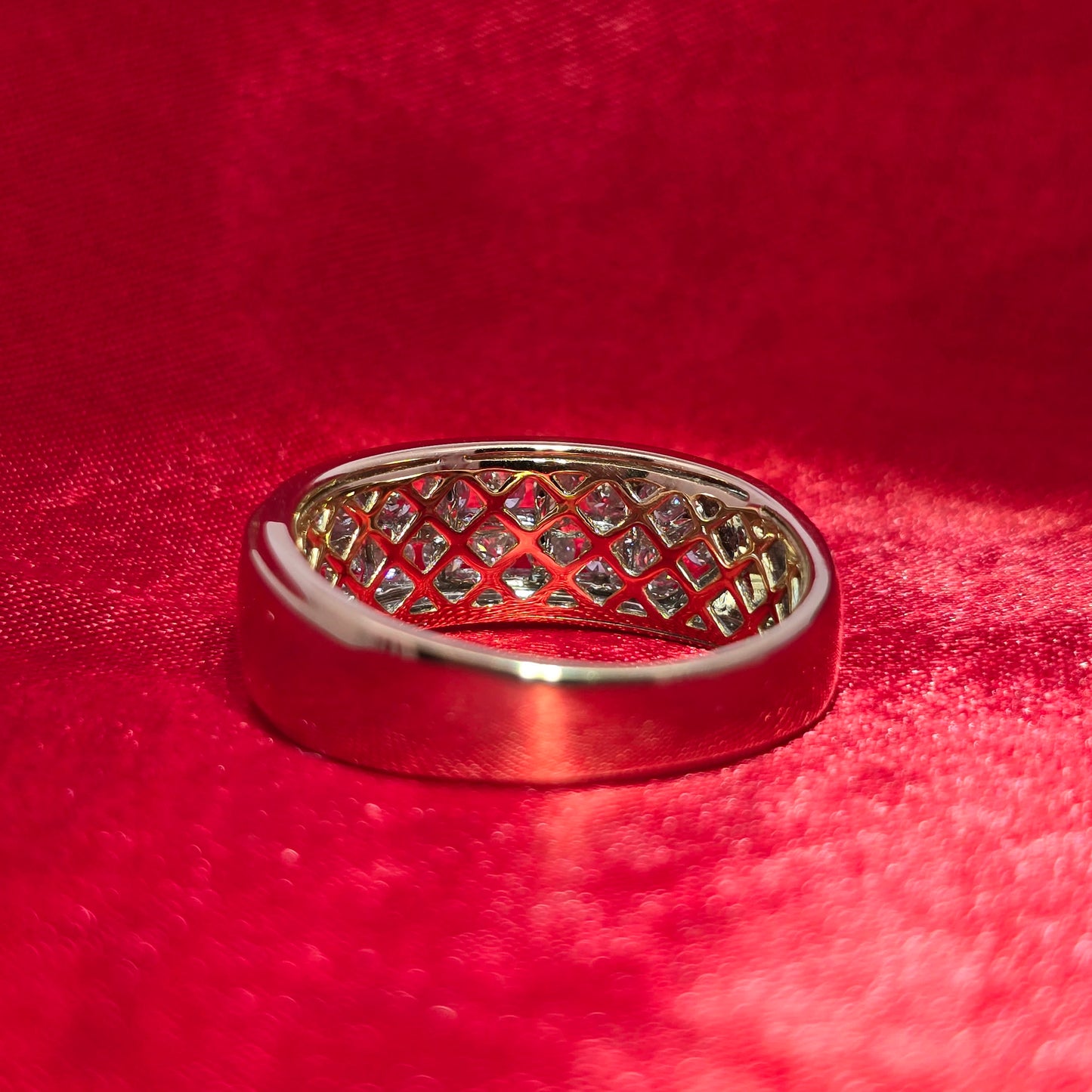 Round Cut Ring 0.90 ctw Diamond 14K Yellow Gold