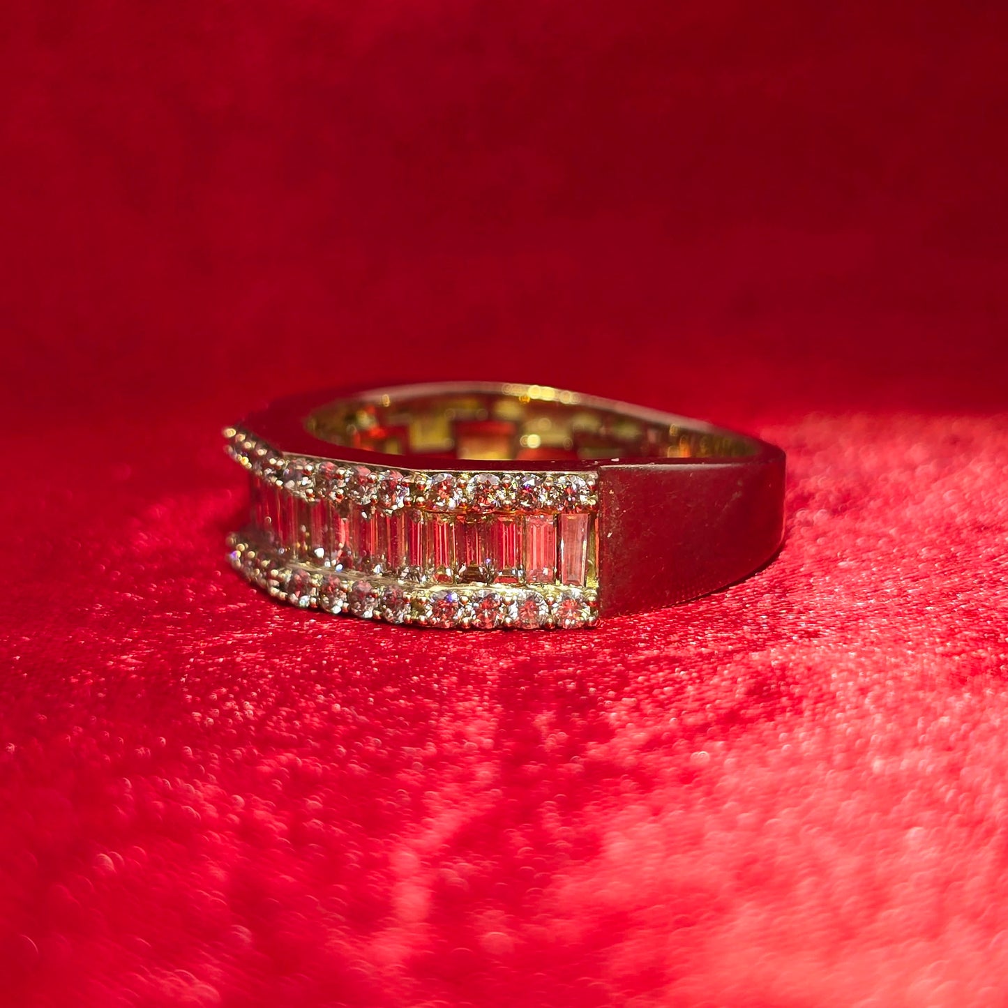 Diamond Round Cut Ring 2.75 ctw 10K Yellow Gold