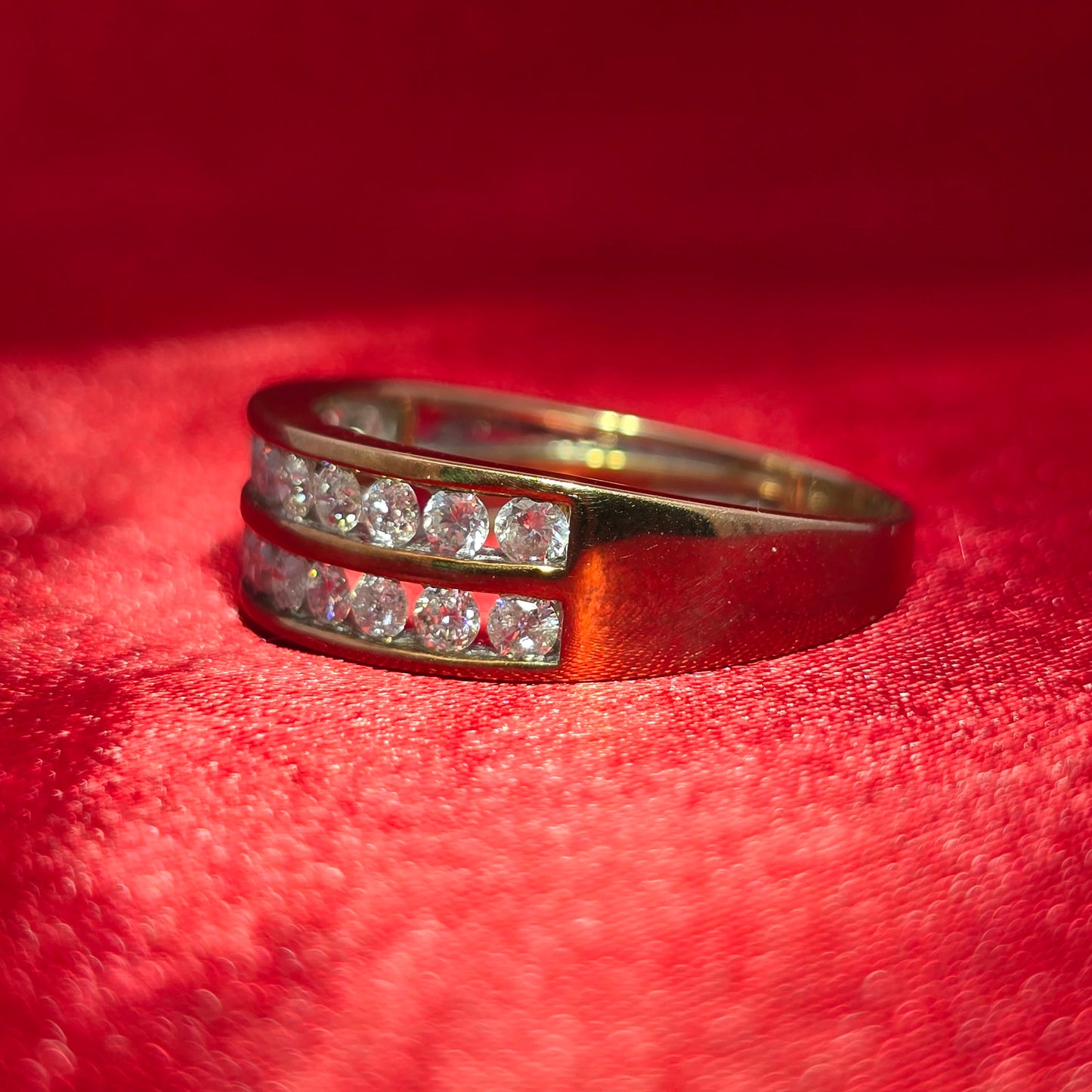 Diamond Round Ring 1.00 ctw 10K Yellow Gold