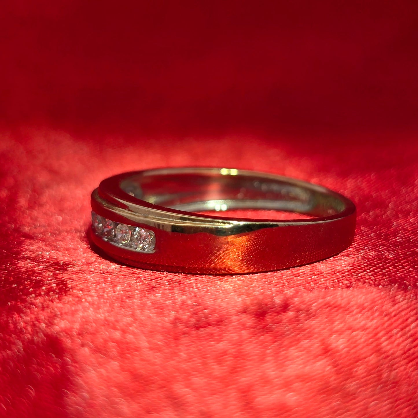 Wedding Band Ring 0.20 ctw Diamond 10K Yellow Gold