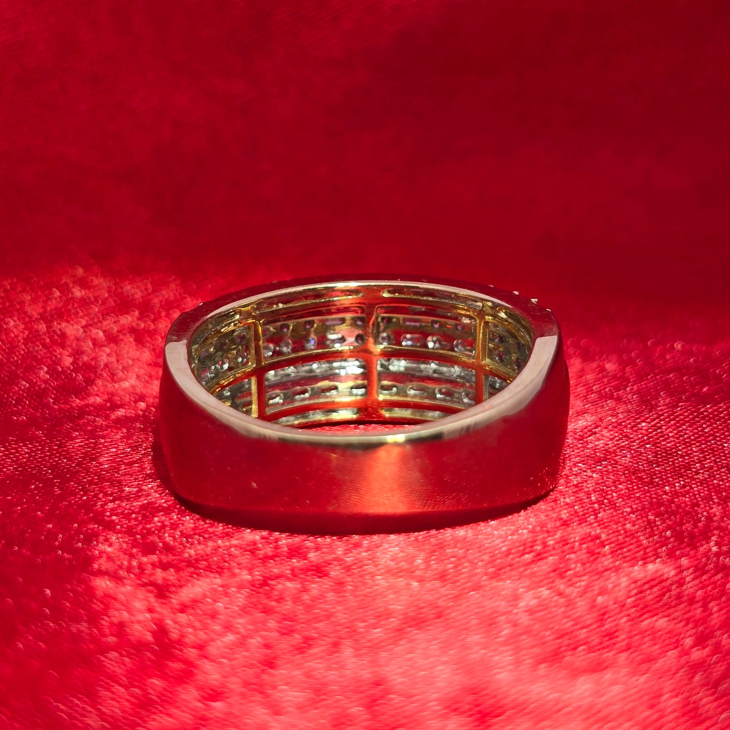 Round Cut Ring 1.12 ctw Diamond 10K Yellow Gold
