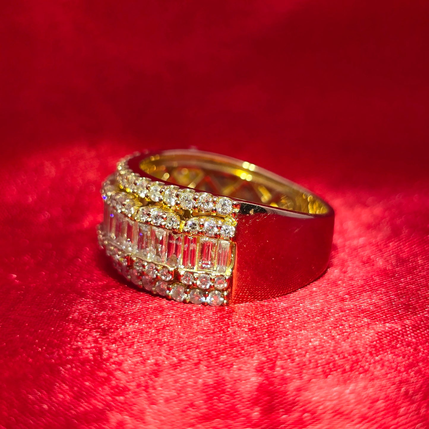 Round Cut Ring 2.00 ctw Diamond 14K Yellow Gold