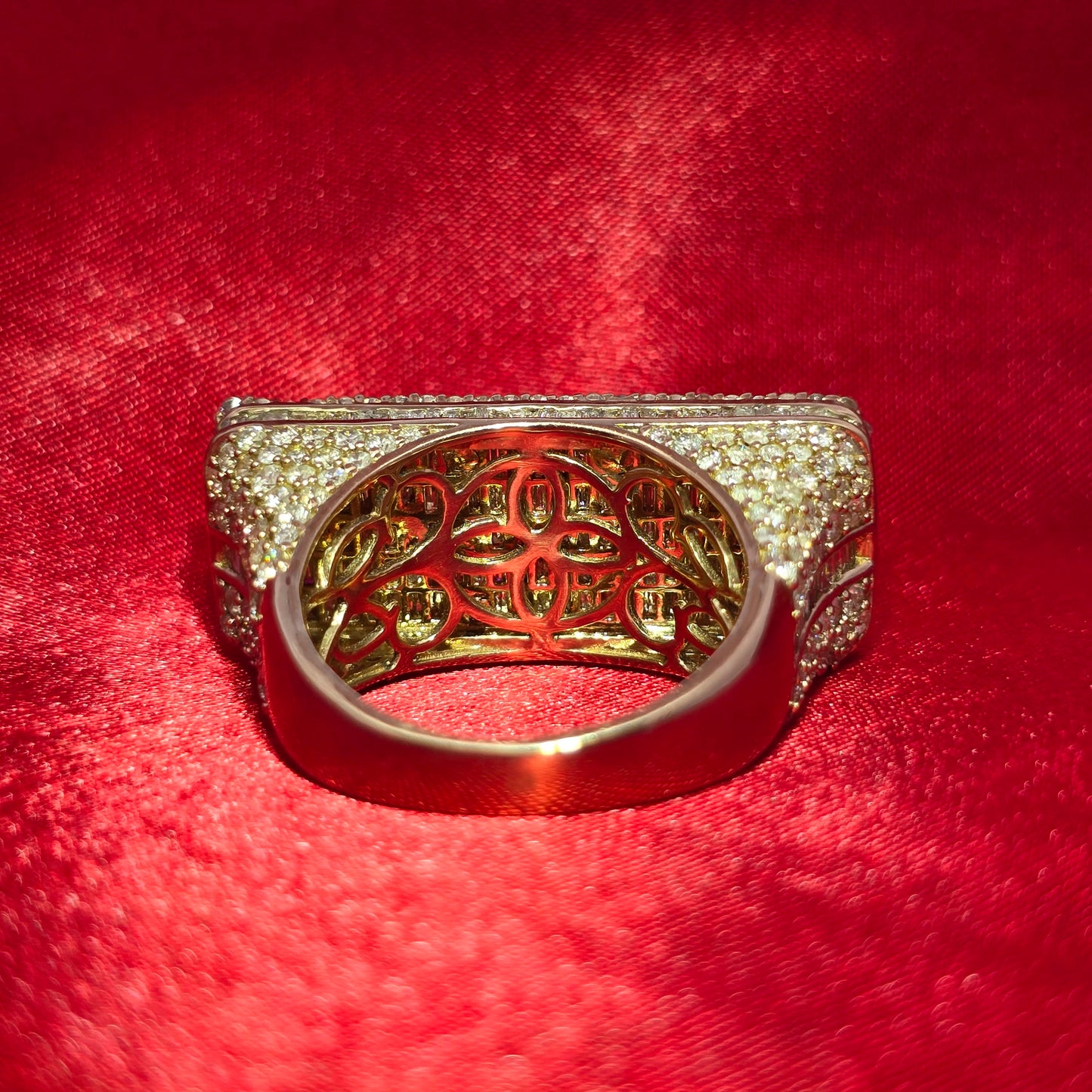 Cash Ring Diamond 10K Yellow Gold
