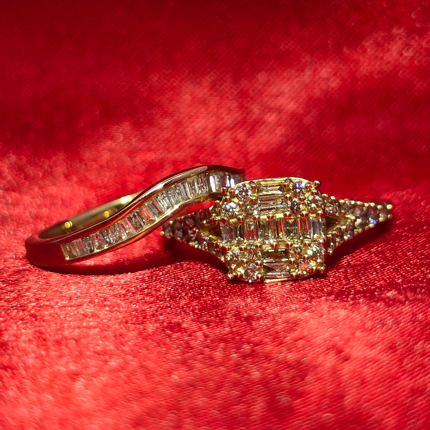 Engagement Ring Diamond 1.25 ctw 10K Yellow Gold