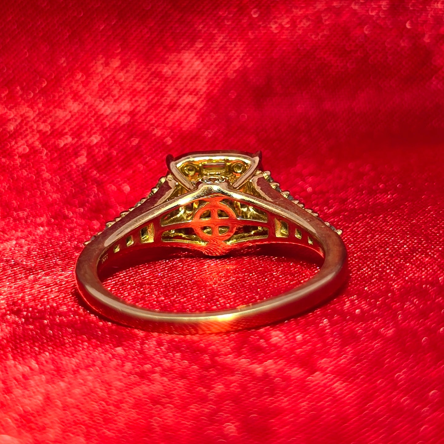 Engagement Ring Diamond 1.25 ctw 10K Yellow Gold