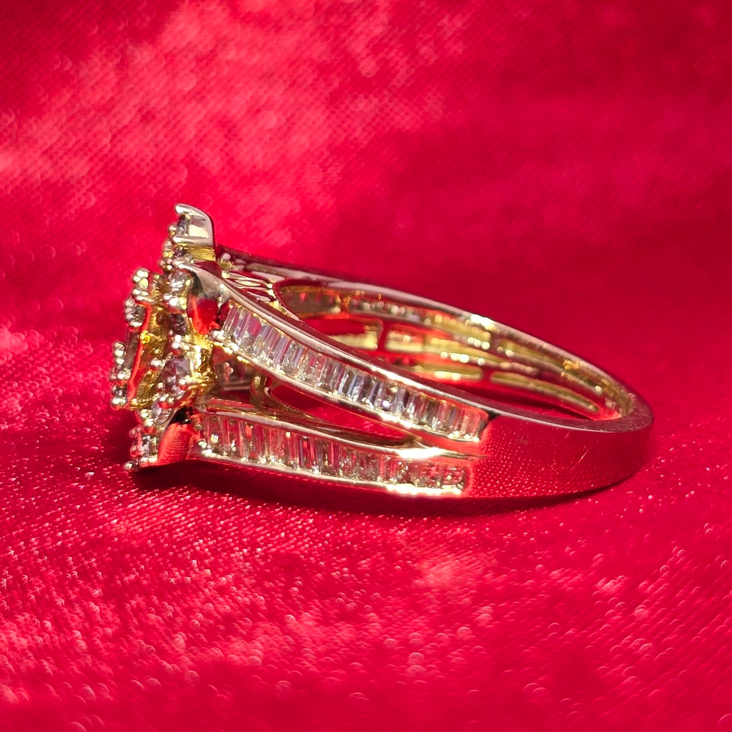 Engagement Ring Diamond 1.75 ctw 14K Yellow Gold