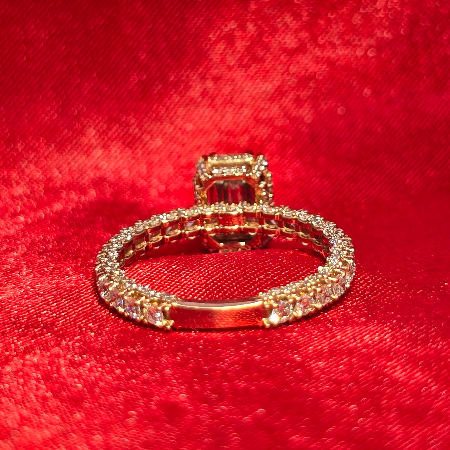 Engagement Ring Diamond 1.64 ctw 14K Rose Gold
