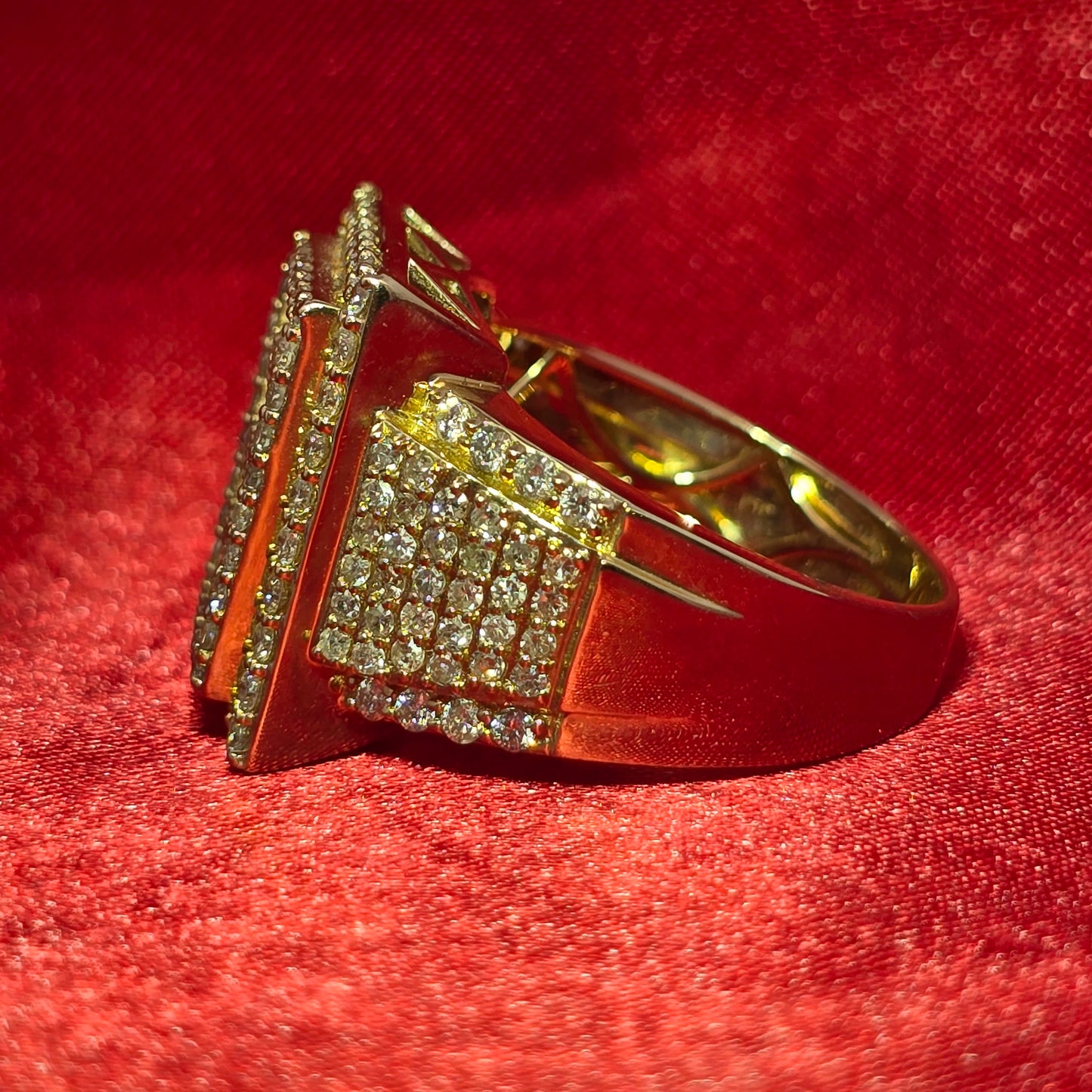 Baguette Ring Diamond 2.25 ctw 14K Yellow Gold