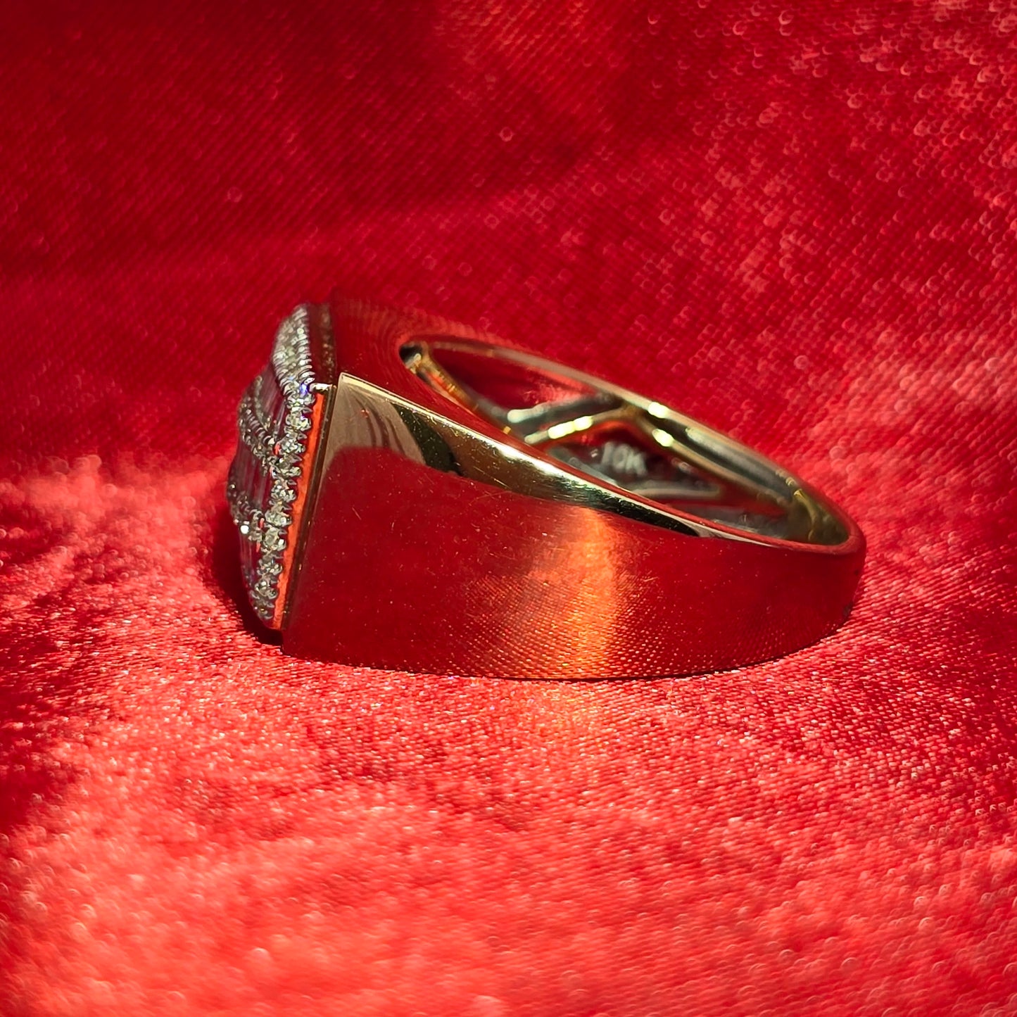 Baguette Ring Diamond 0.60 ctw 10K Yellow Gold