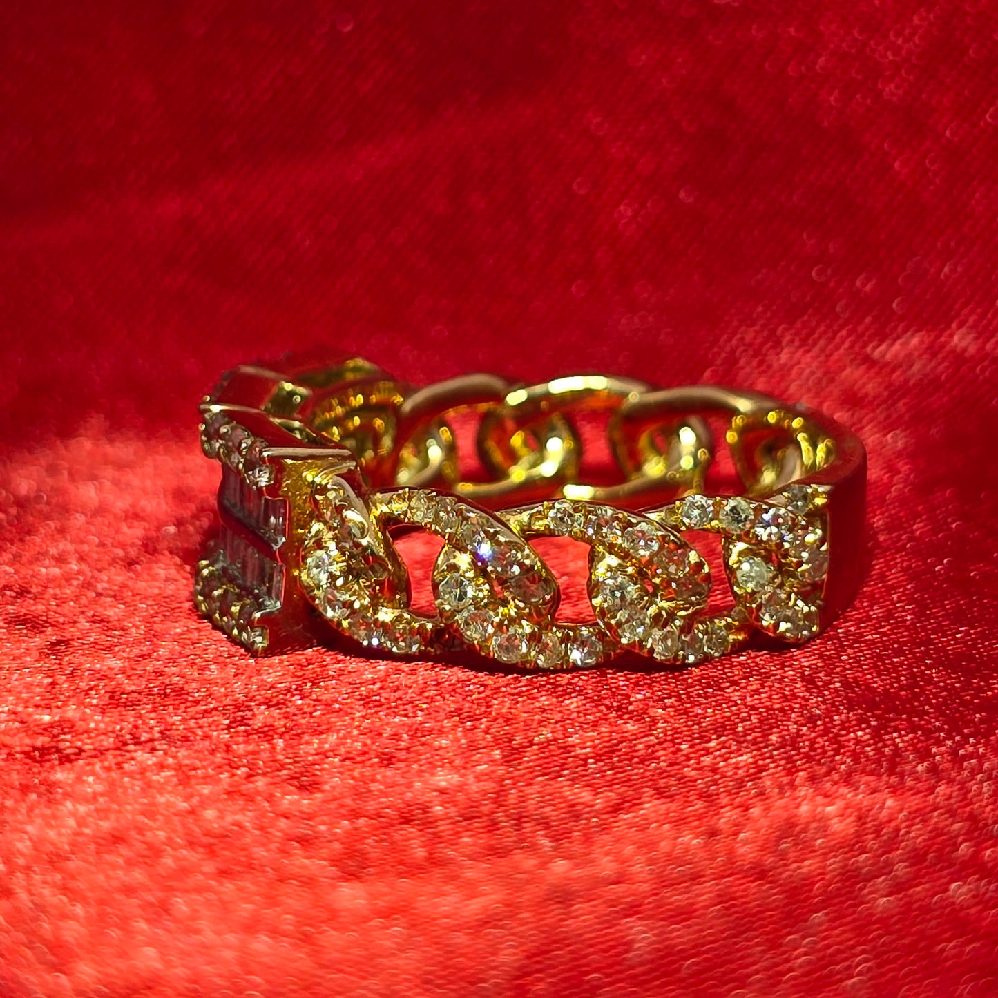 Baguette Style Ring Diamond 1.67 ctw 10K Yellow Gold