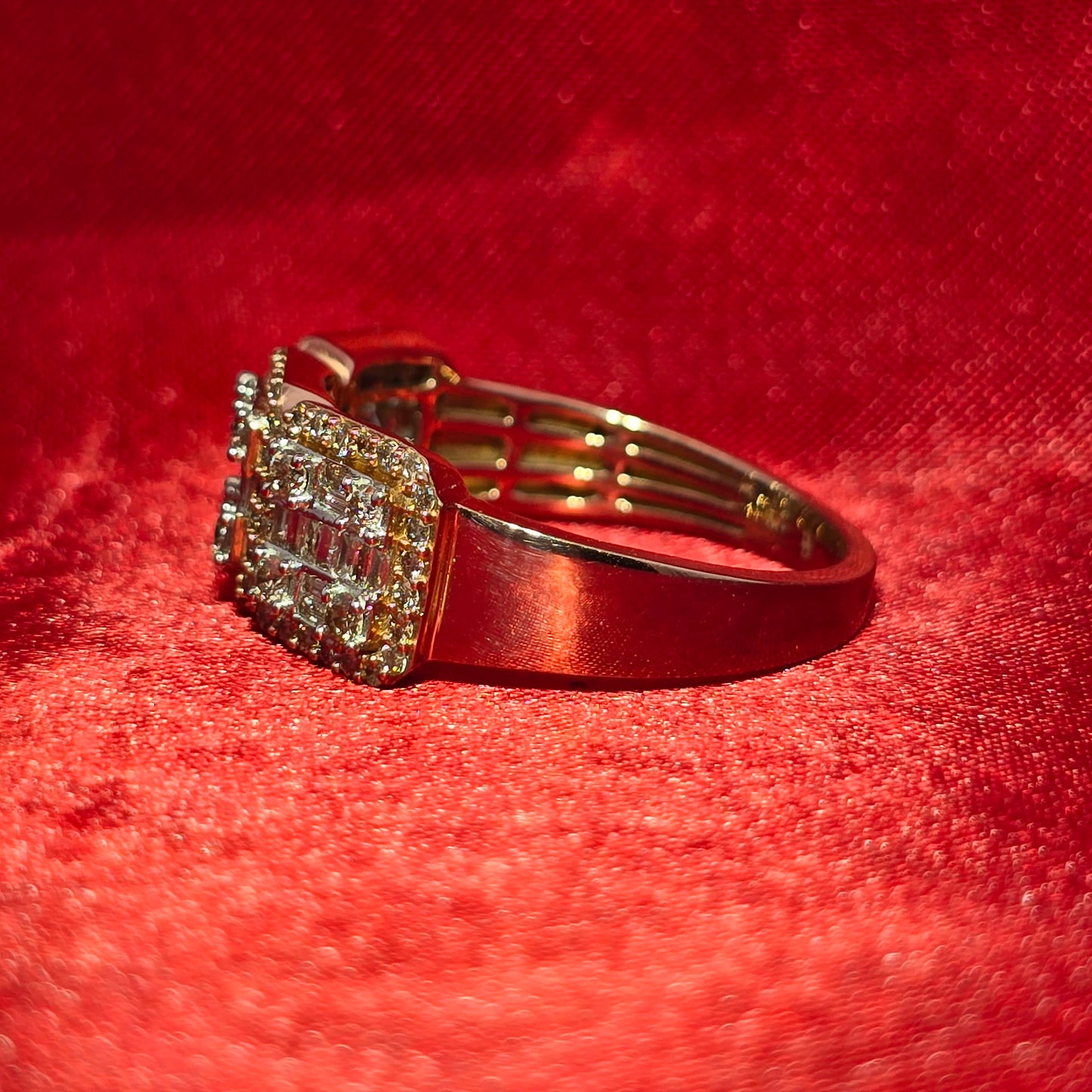 Baguette Ring Diamond 1.75 ctw 10K Yellow Gold