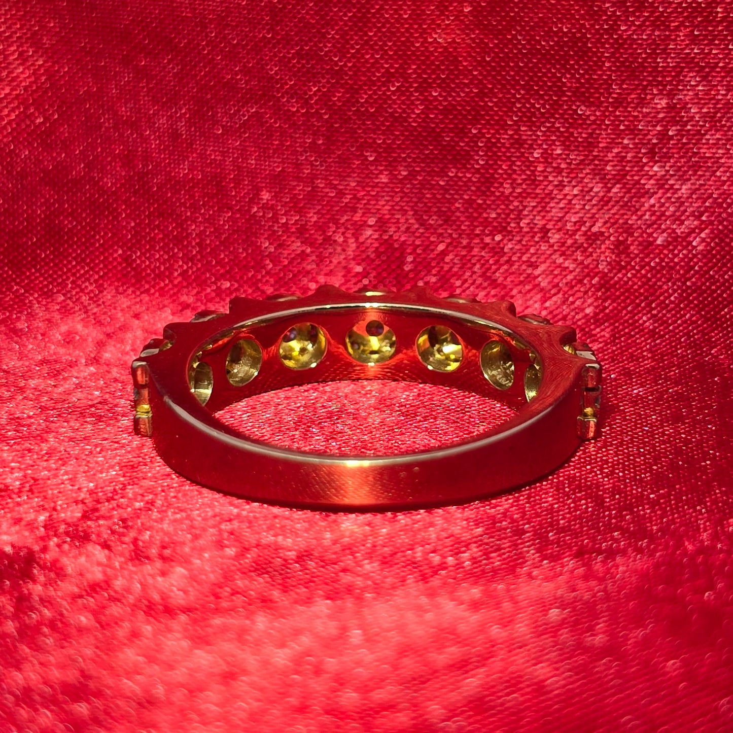 Eternity Ring Diamond 0.66 ctw 10K Yellow Gold