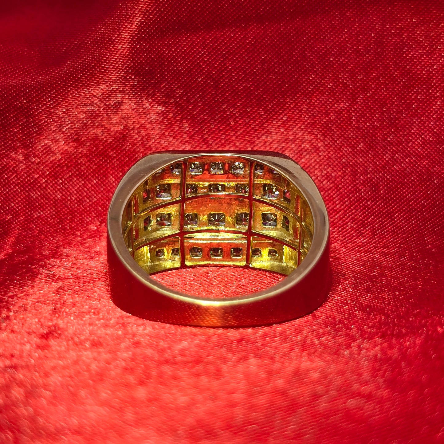 Round Cut Ring 2.50 ctw Diamond 10K Yellow Gold