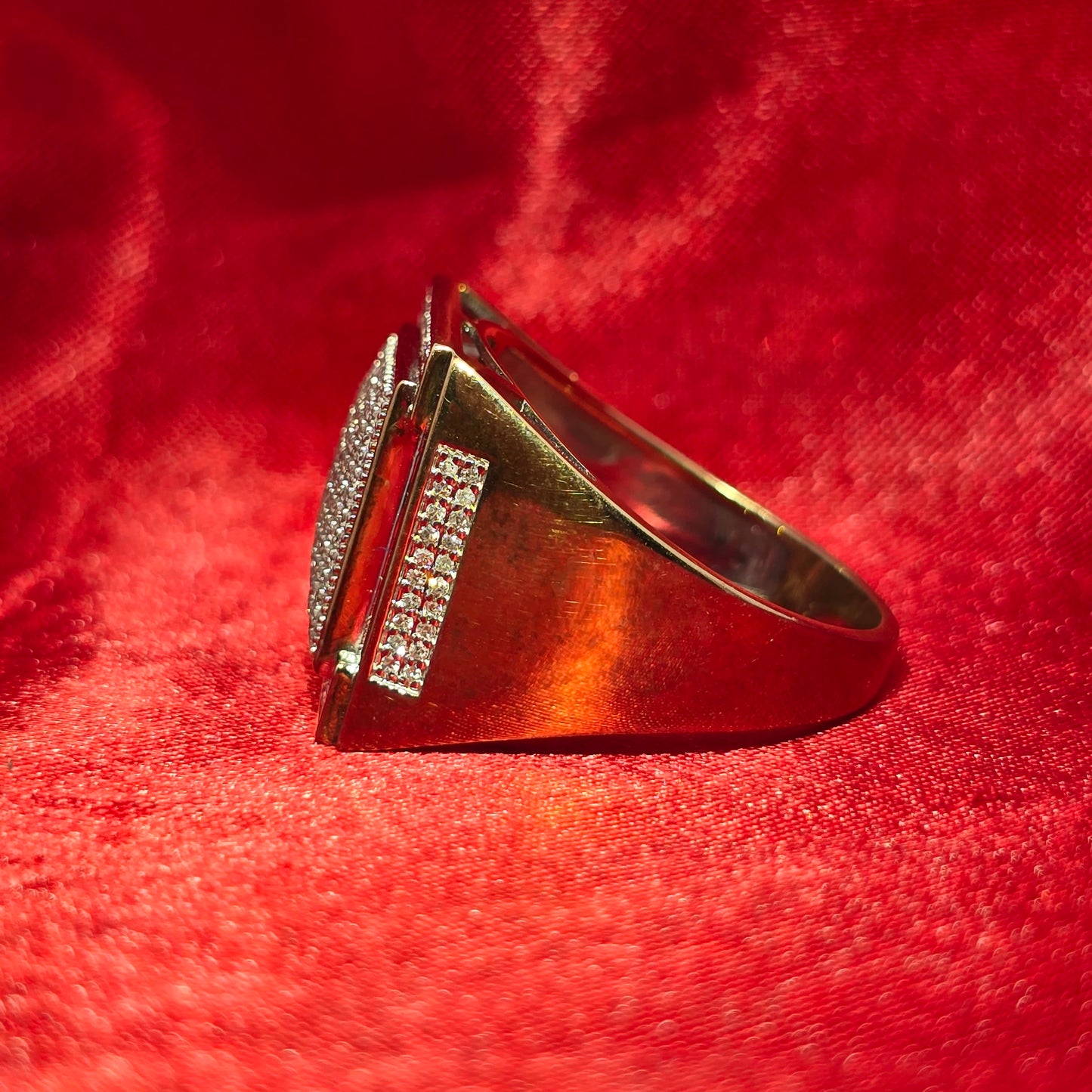 Round Cut Ring 0.79 ctw Diamond 10K Yellow Gold