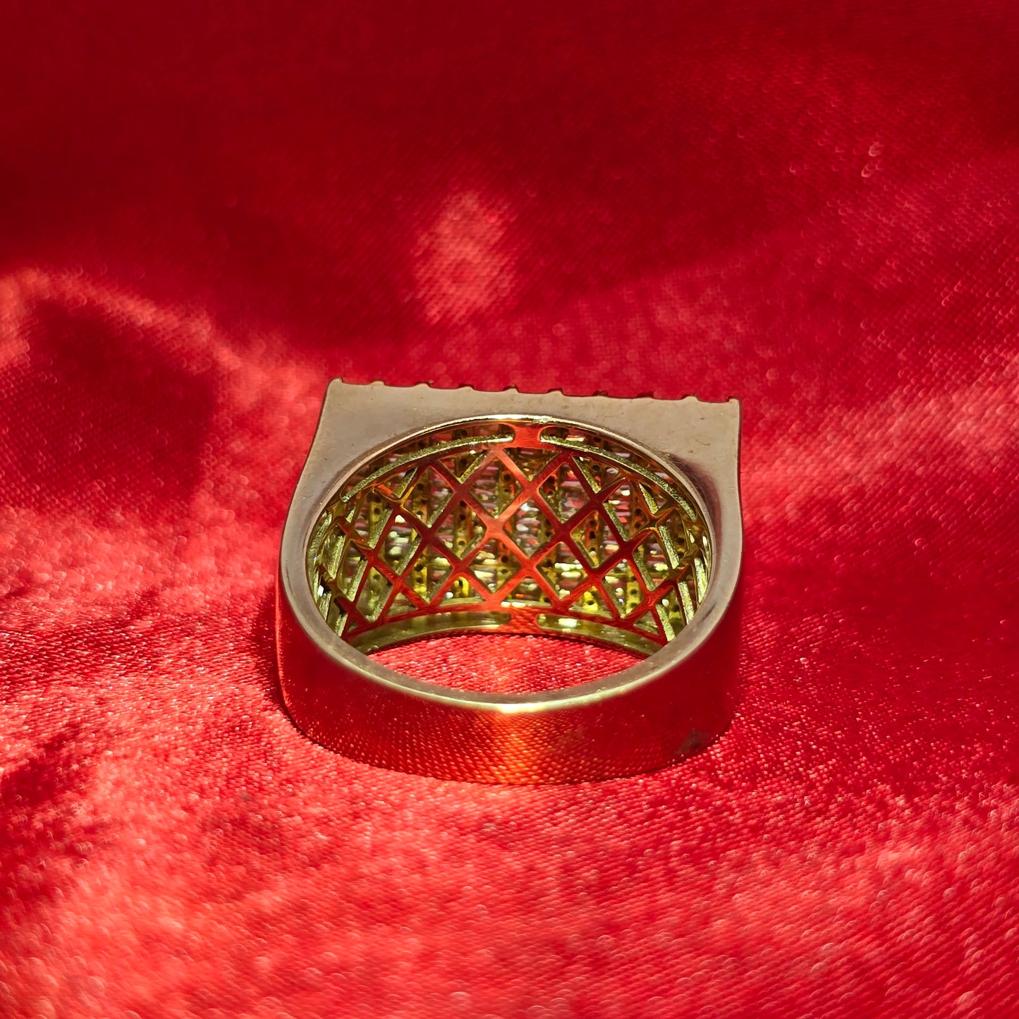 Baguette Pinky Ring 2.00 ctw Diamond 10K Yellow Gold