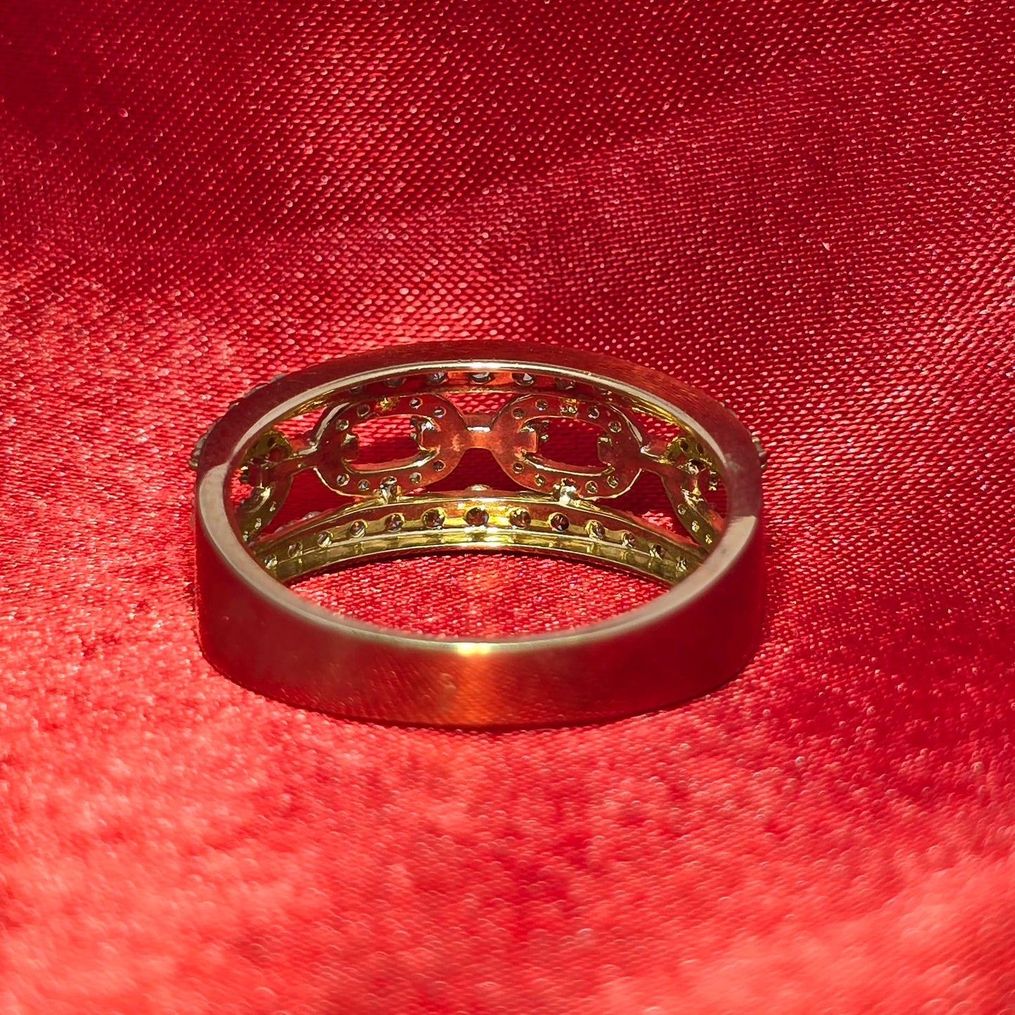 Classic Multi Oval Fun Ring 0.99 ctw Diamond 10K Yellow Gold