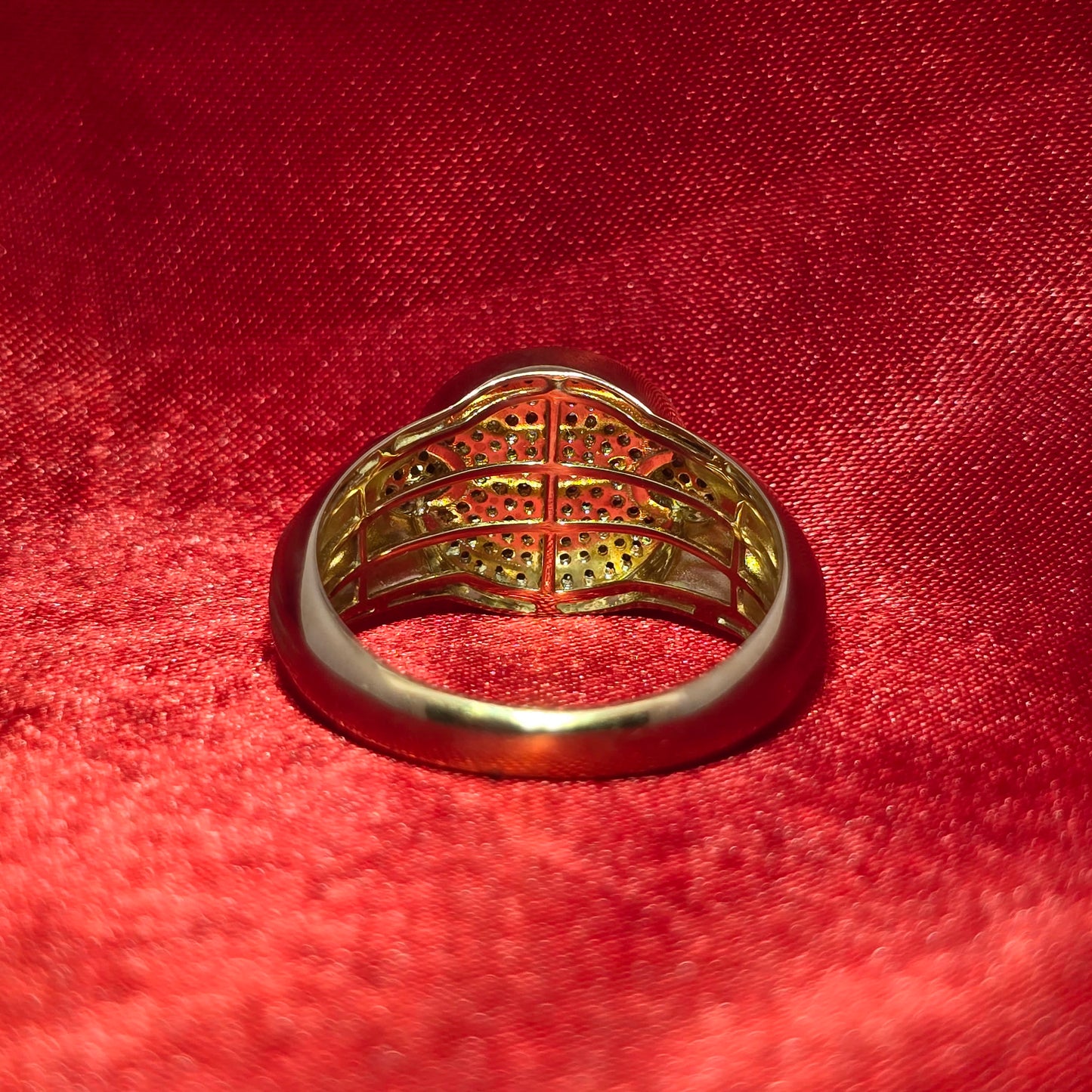 Round Cut Ring 0.35 ctw Diamond 10K Yellow Gold