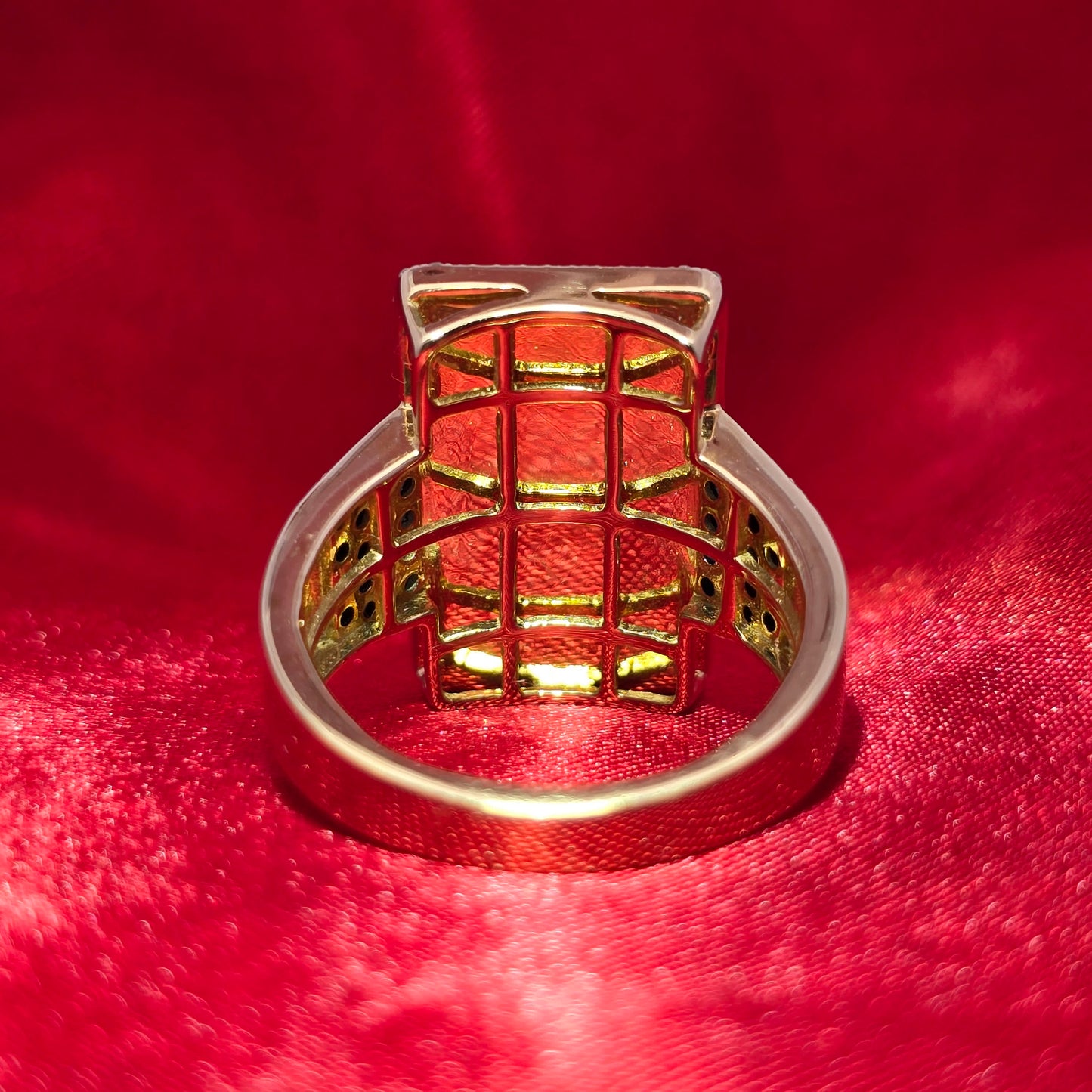 Diamond Picture Ring 0.49 ctw 10K Yellow Gold
