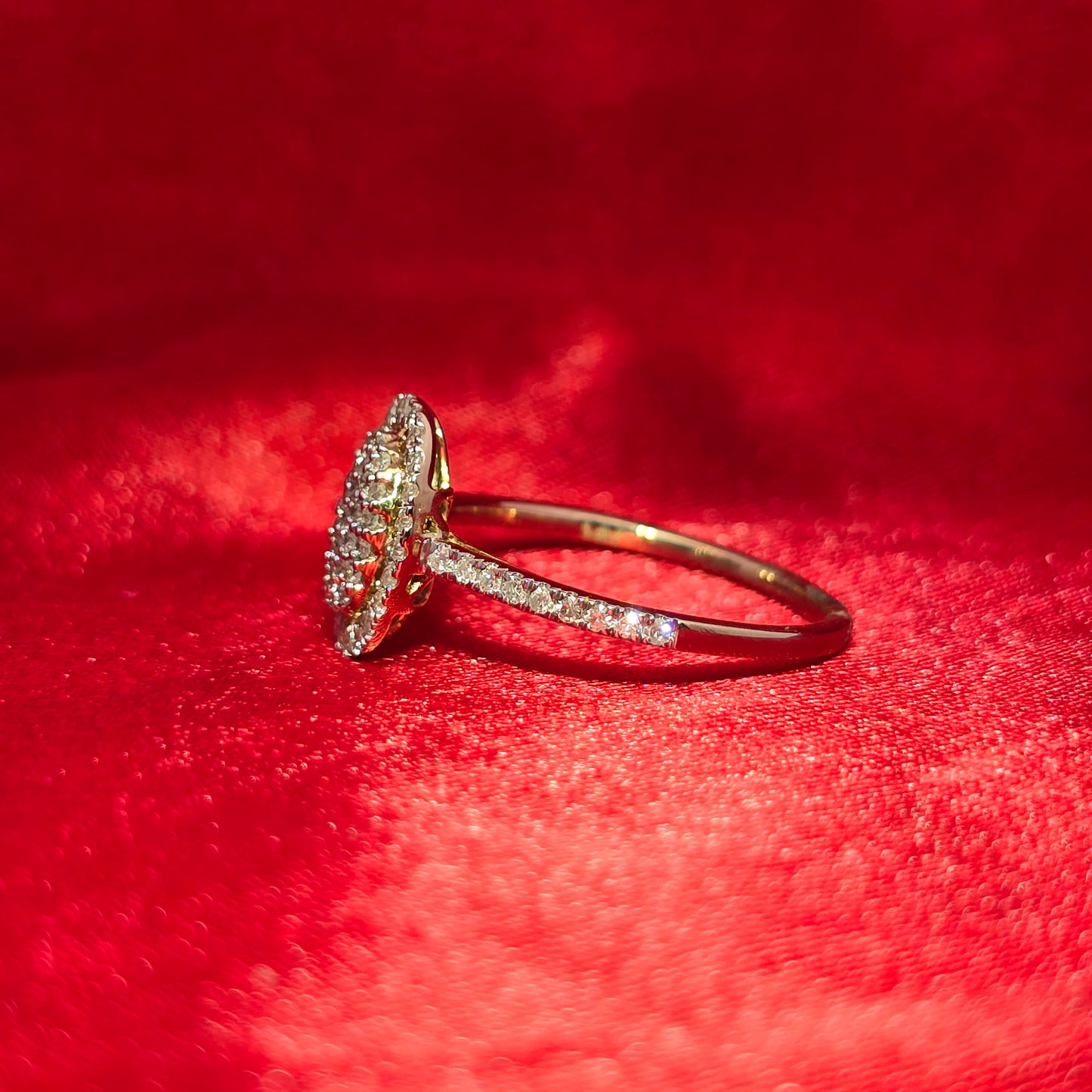 Diamond Round Ring 0.36 ctw 10K Yellow Gold