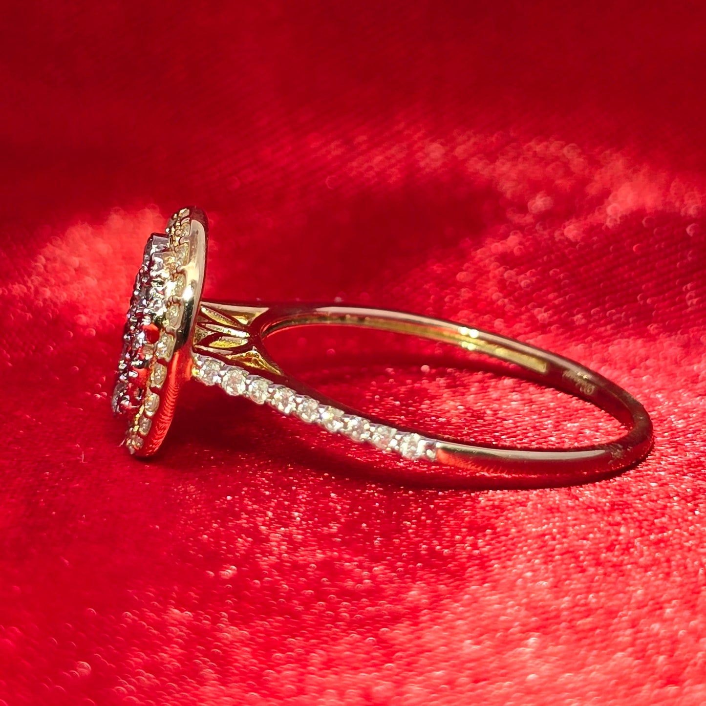 Diamond Round Ring 0.35 ctw 10K Yellow Gold