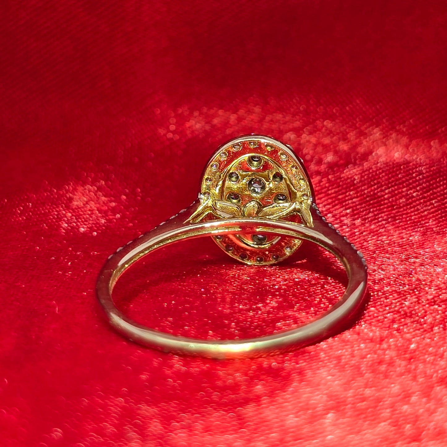 Diamond Round Ring 0.35 ctw 10K Yellow Gold