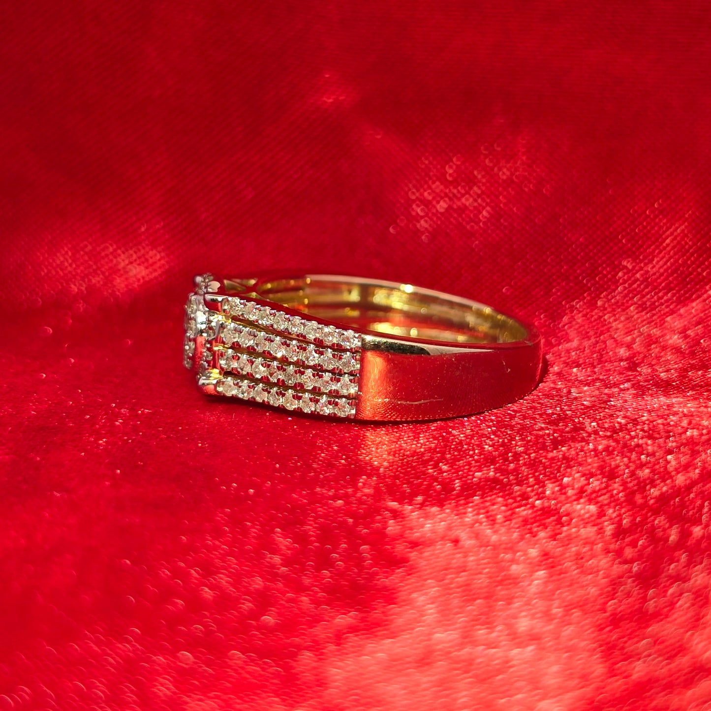 Diamond Round Cut Ring 0.46 ctw 10K Yellow Gold