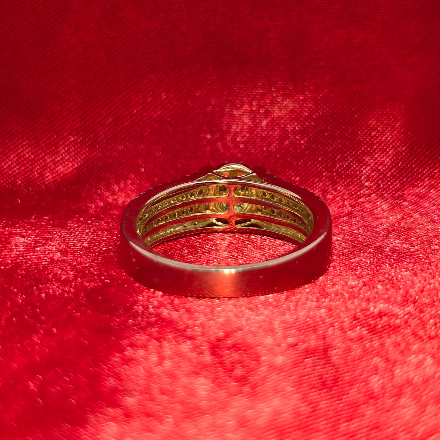 Diamond Round Cut Ring 0.46 ctw 10K Yellow Gold