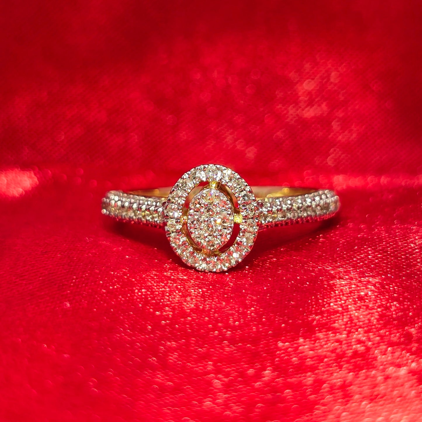 Diamond Round Cut Ring 0.43 ctw 10K Yellow Gold