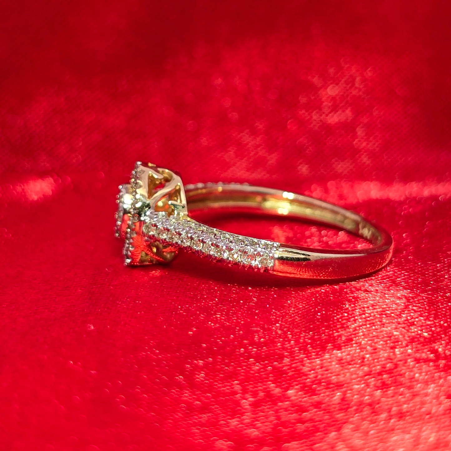 Diamond Round Cut Ring 0.43 ctw 10K Yellow Gold