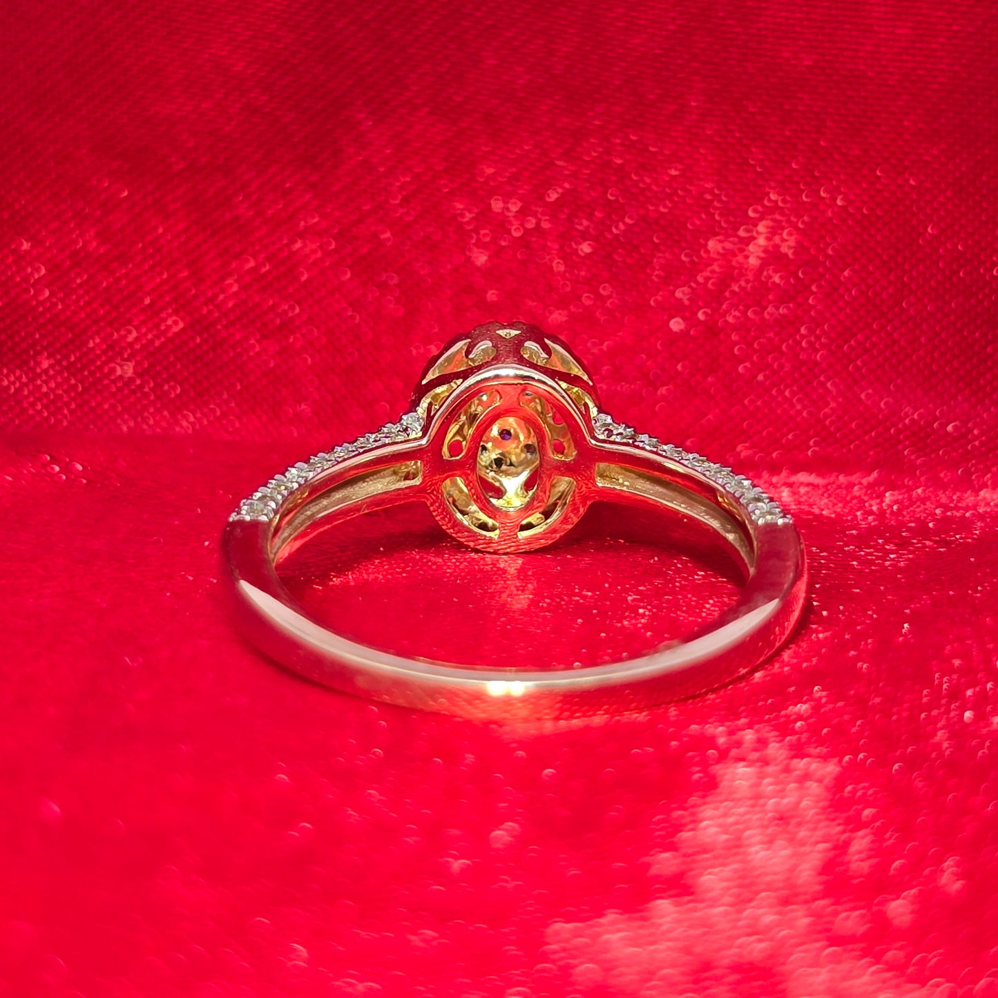 Diamond Round Cut Ring 0.43 ctw 10K Yellow Gold