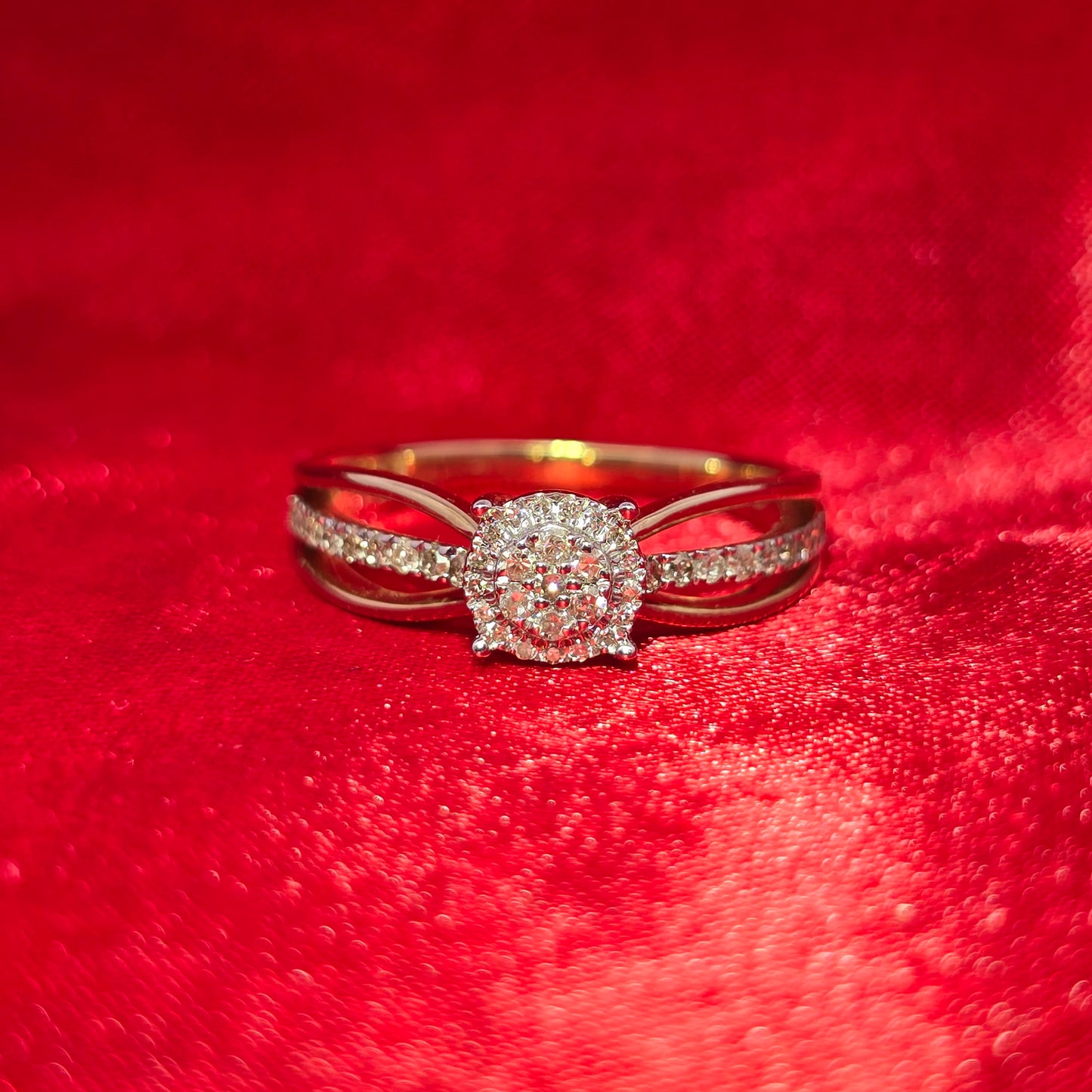 Diamond Round Cut Ring 0.23 ctw 10K Yellow Gold