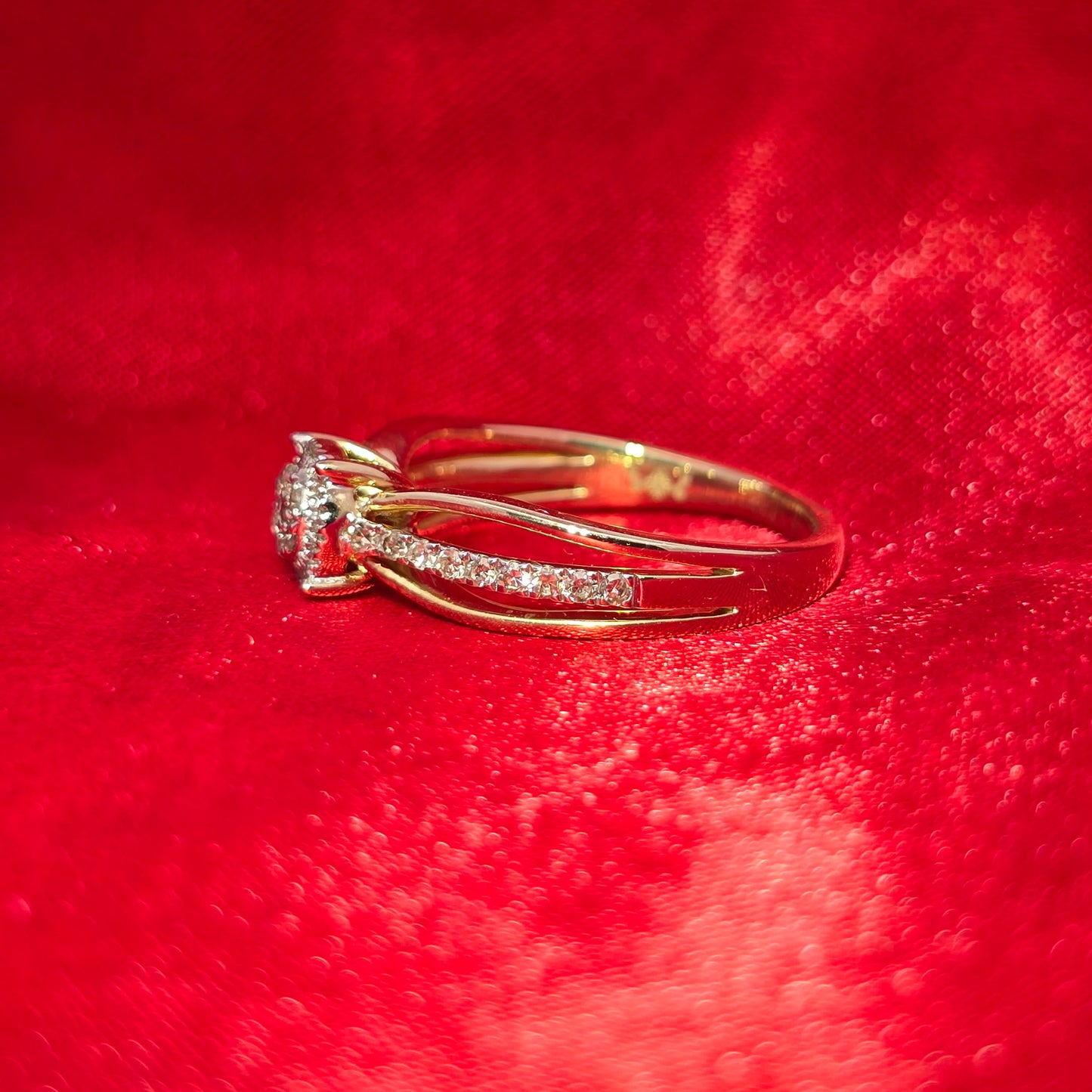Diamond Round Cut Ring 0.23 ctw 10K Yellow Gold