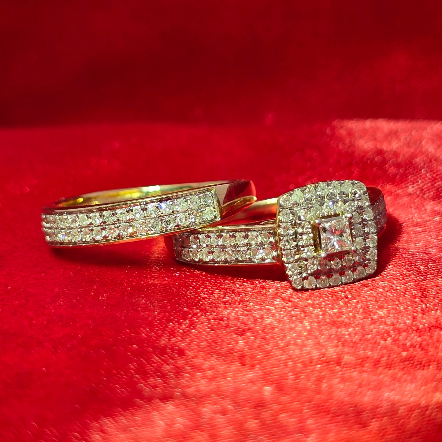 Diamond Engagement Ring 0.84 ctw 10K Yellow Gold