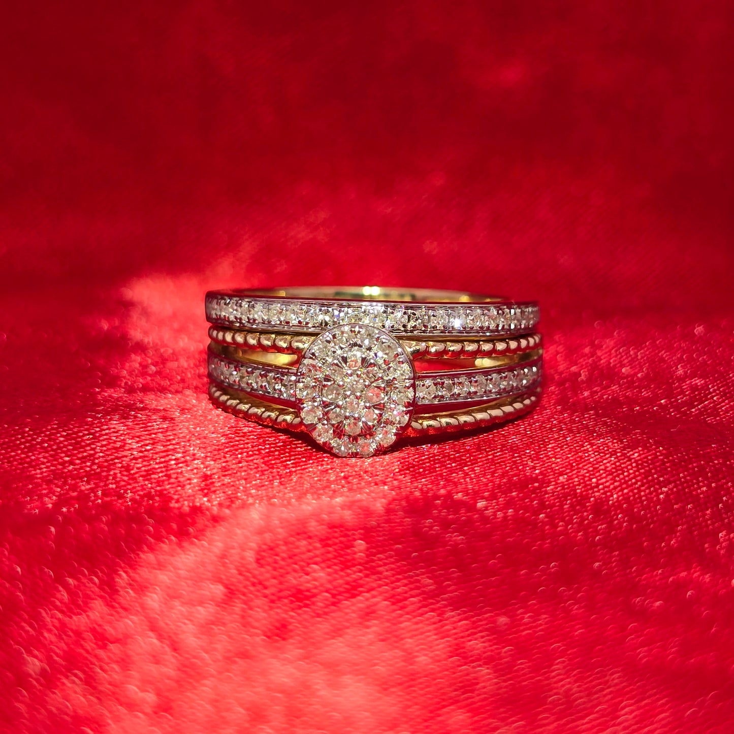Diamond Engagement Ring 0.42 ctw 10K Yellow Gold