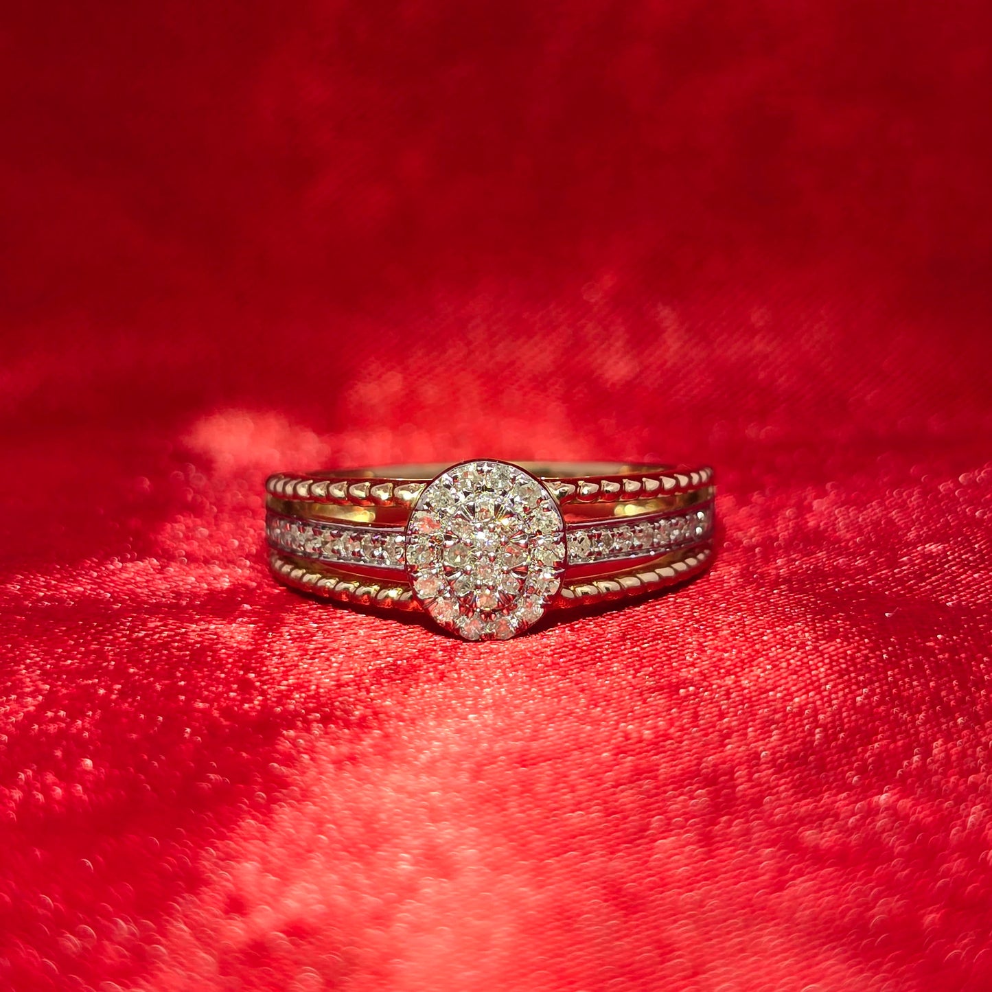 Diamond Engagement Ring 0.42 ctw 10K Yellow Gold