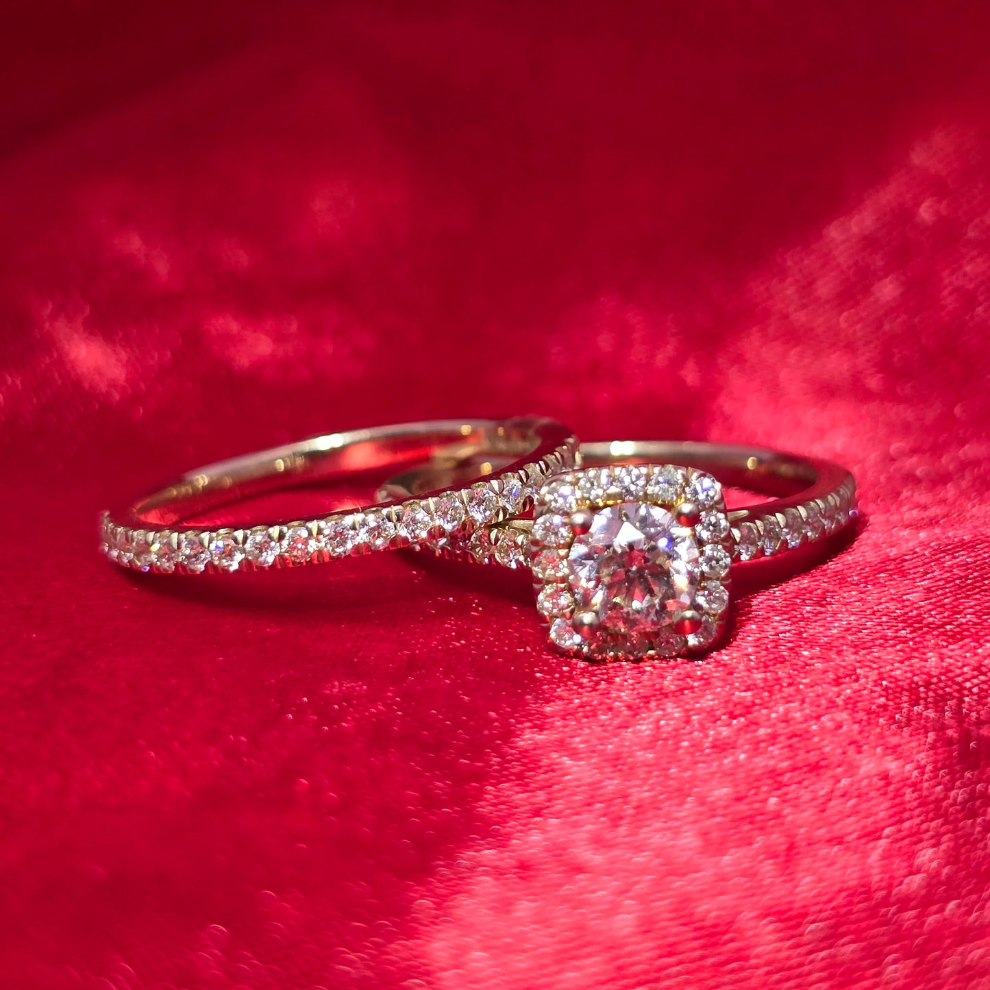 Diamond Engagement Ring 1.35 ctw 14K Yellow Gold