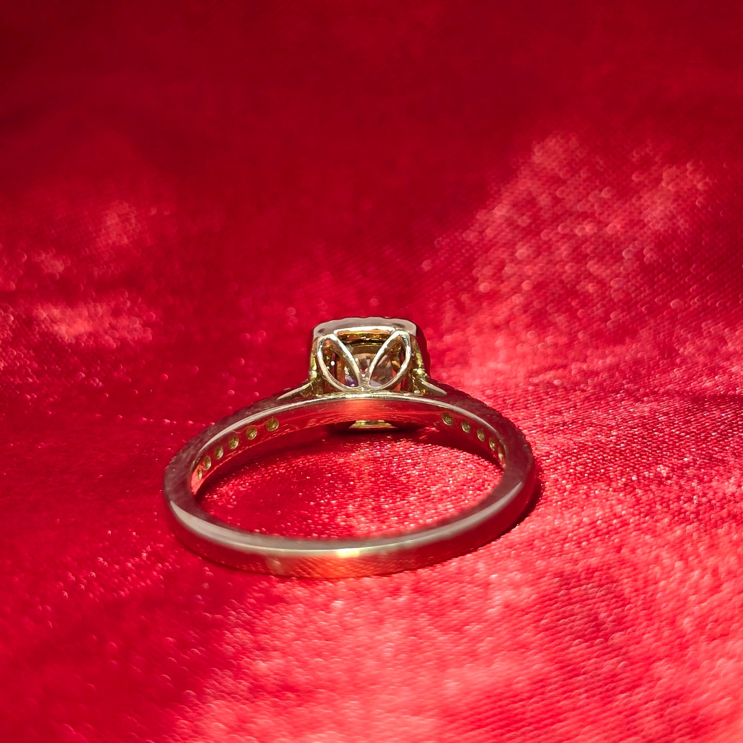 Diamond Engagement Ring 1.35 ctw 14K Yellow Gold