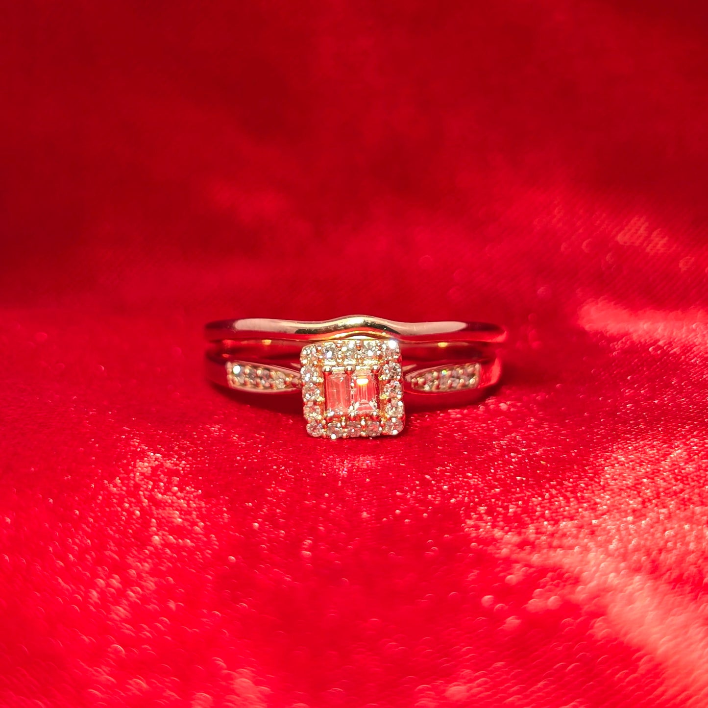 Diamond Engagement Ring 0.20 ctw 10K Rose Gold