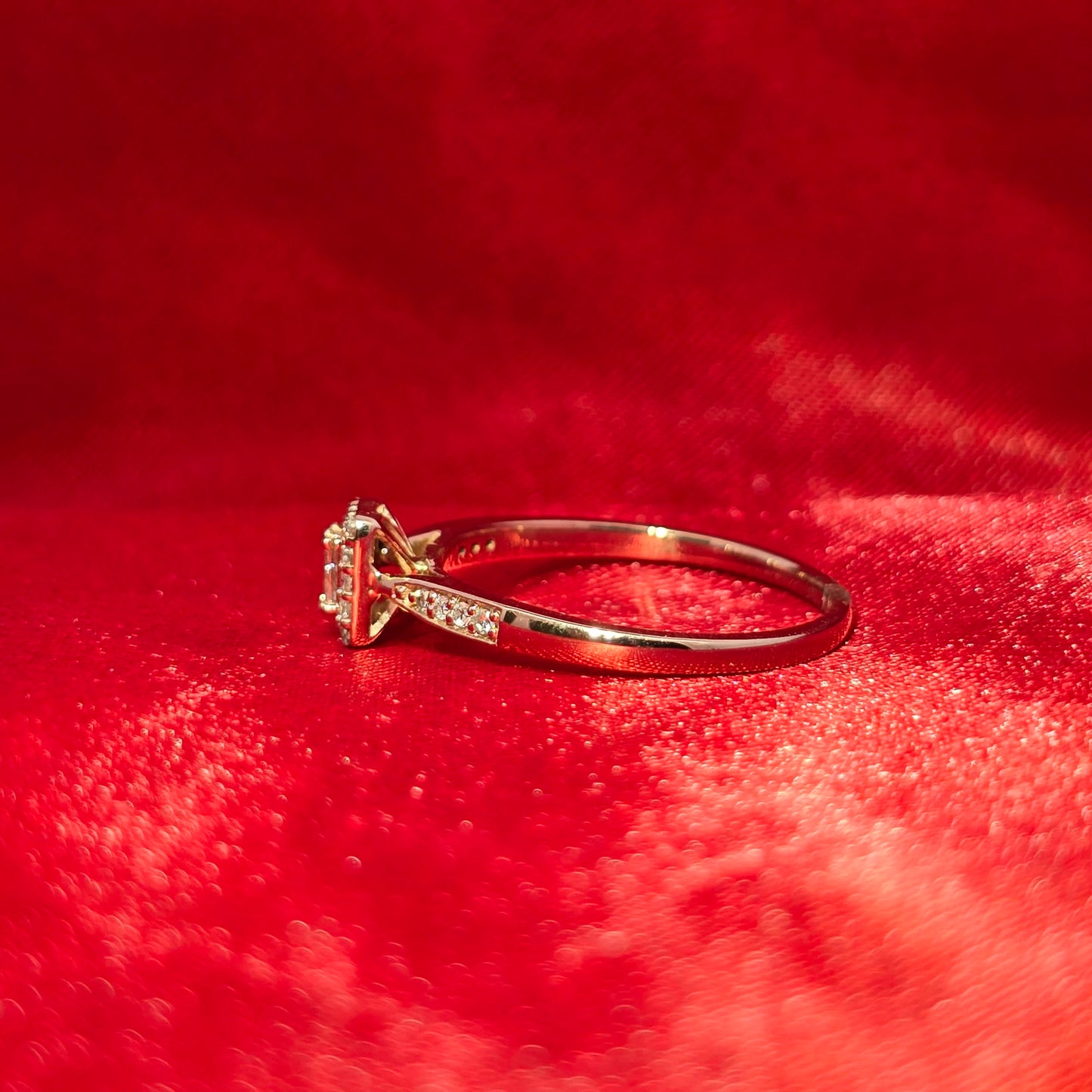 Diamond Engagement Ring 0.20 ctw 10K Rose Gold