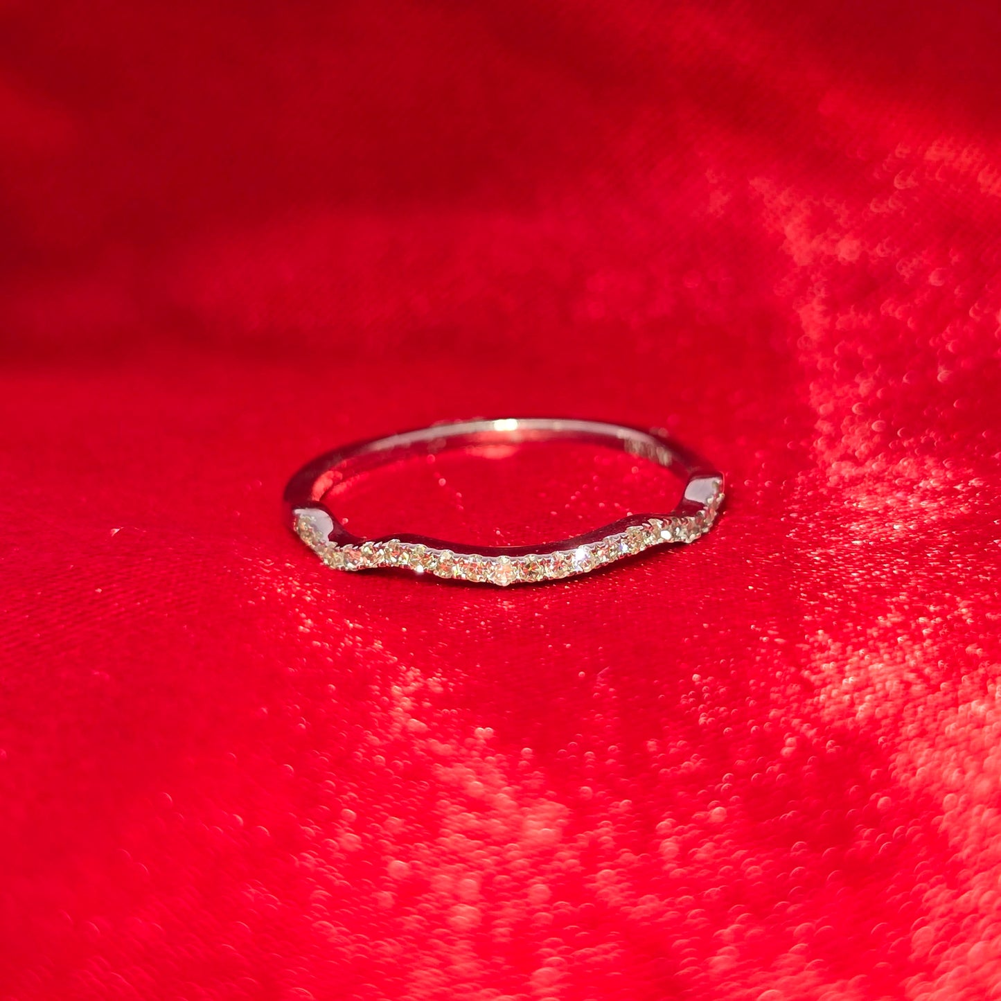 Diamond Pear Drop Ring 0.73 ctw 10K White Gold