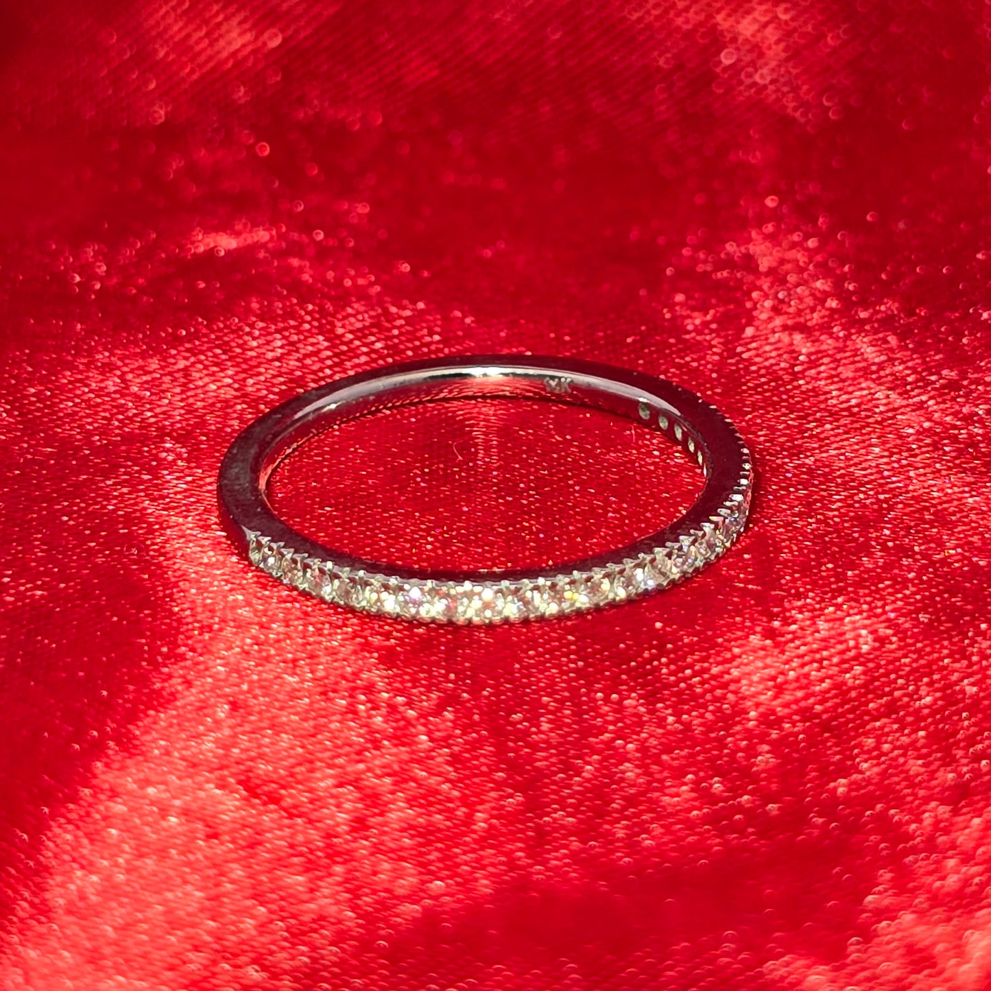 Diamond Pear Drop Ring 0.12 ctw 14K White Gold