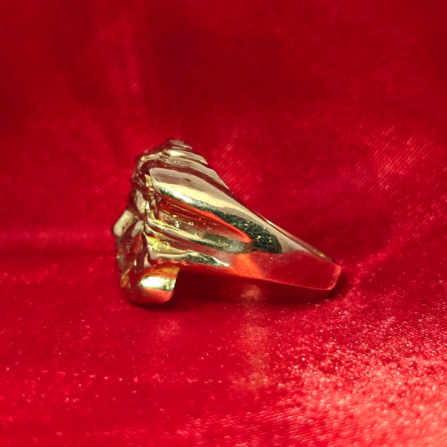 10K Gold Medusa Ring for Men – Bold Luxury Statement Jewelry